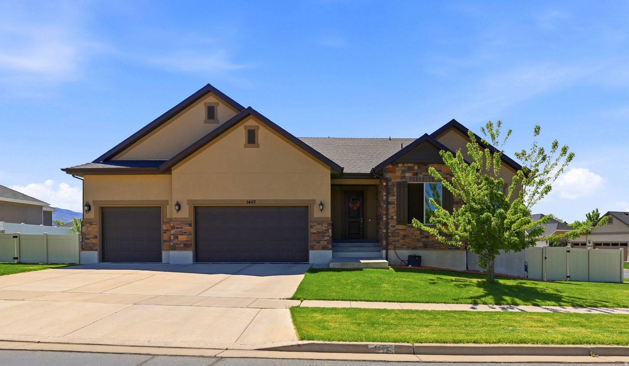 Located in the coveted Farmington Hollow subdivision, this home offers more than just a place to live, it's a lifestyle surrounded by quiet streets, scenic surroundings, and unbeatable convenience. Featuring a classic open-concept rambler floor plan, this home offers spacious hallways and generously sized rooms that truly stand out. The partially finished basement provides plenty of room to grow, and the 3-car garage offers ample storage and functionality. Conveniently located near desirable schools, including being within walking distance of the highly rated elementary school, as well as shopping, restaurants, and everyday amenities. Located less than a mile from the new I-15 interchange (estimated completion by the end of the year). Don't miss this opportunity to own a home in one of the area's most desirable neighborhoods.