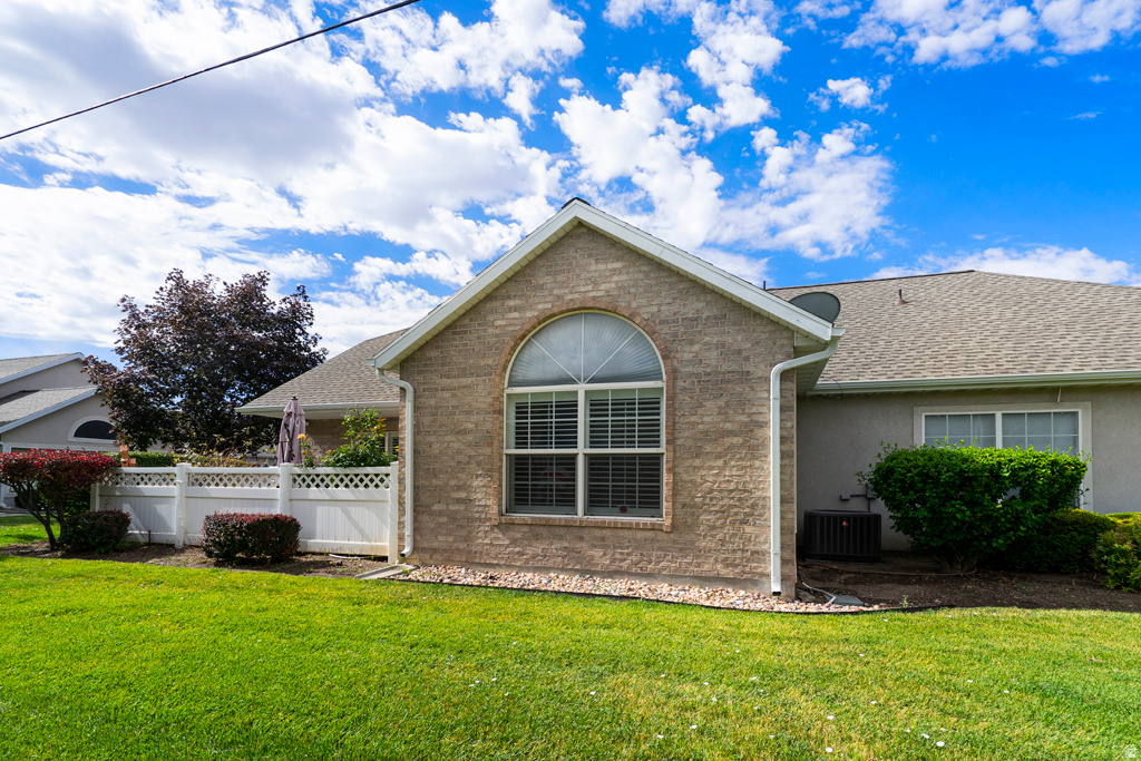 Beautiful home in this coveted 55+ community with this unit having added space on a second floor with a bonus room, full bath and two walk in closets!  There are not many of this style available in the community and they do not come up very often, so now is your chance to own one!  You get the advantage of a main floor living condo plus extra space for guests or just to spread out!  Very private location with a spacious patio, a roomy two car garage and so many new features. New dishwasher, disposal, shower and furnace/AC plus beautiful wood shutters throughout.  Plenty of space and the best feature - no yardwork! Come see this one before it's gone!  Buyer to verify all.
