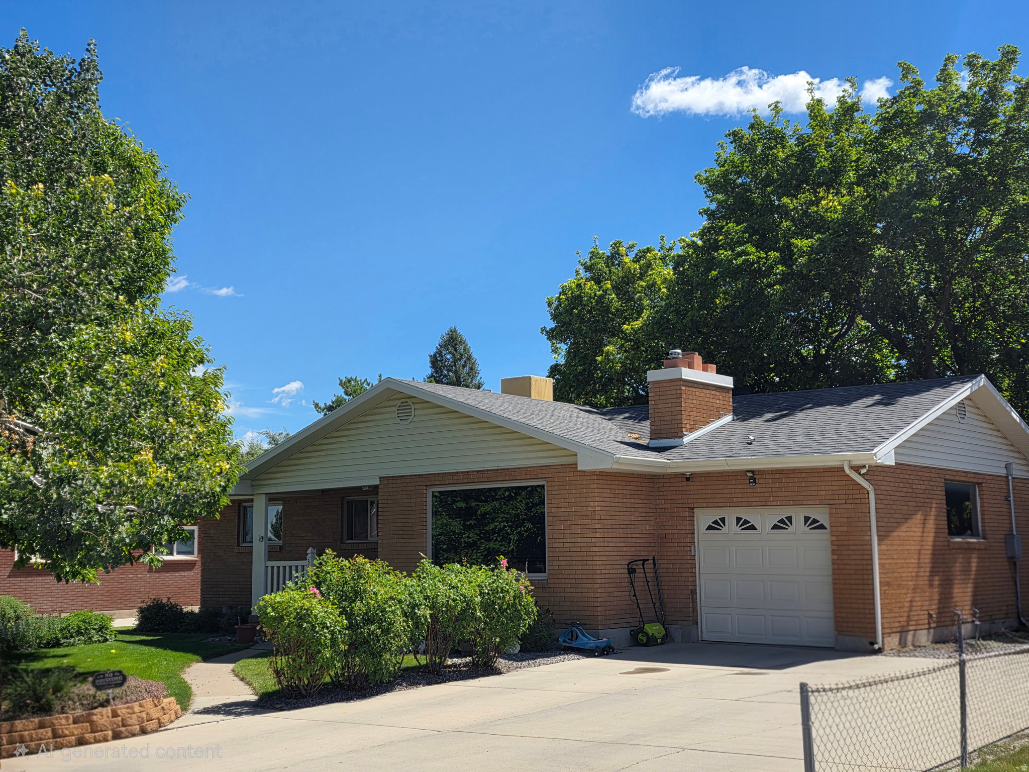 Darling, all-brick rambler, This home features 4 bedrooms, 1 1/2 baths, and a unfinished bath in the basement. Recent updates included new plumbing, electrical, new furnace, and new central air. It also includes a new 200-amp main electrical service. Outside, you will find a large backyard perfect for entertaining guests, complete with a roomy deck for relaxing during summer nights.    Square footage figures are provided as a courtesy estimate only and were obtained from Utah County .  Buyer is advised to obtain an independent measurement.