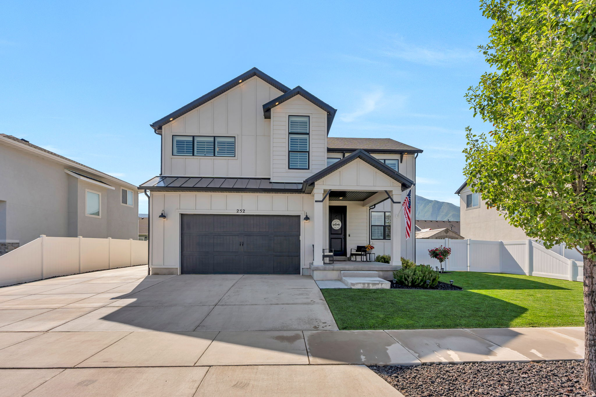 Better Than New Mapleton Home with Income Potential!  Welcome to this stunning 3600 sq. ft. home built in 2021, offering the perfect blend of modern comfort, thoughtful design, and exceptional functionality.  With 6 spacious bedrooms, 4 bathrooms, a fully equipped accessory apartment ready for rental income or multigenerational living, this home truly has it all. Designed for both everyday living and entertaining, you'll love the large gathering spaces, open-concept layout, and abundant natural light throughout.  The professionally landscaped, fully fenced backyard features a patio, pergola, and beautiful mountain views, offering the perfect space to relax or entertain family and friends. Practical features include a 2-car garage, extra RV parking or parking for up to 6 vehicles. Located in a highly desirable Mapleton neighborhood, you'll appreciate the nearby park, easy walking distance to the elementary school, and access to excellent schools.  This is a rare opportunity to own a better-than-new home with all the upgrades already completed. Spacious, stylish and move-in ready  this home is ready to welcome its next family!