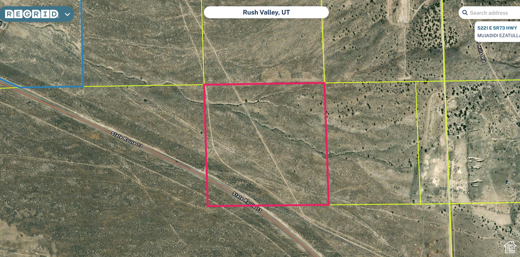 Discover 39.4 acres of scenic, undeveloped land in Tooele County with breathtaking mountain views and wide-open space. This versatile property is perfect for recreation, agriculture, or building your dream home or ranch. With mostly flat topography and easy access directly off HWY 73, it offers convenience and freedom with no HOA and no CC&Rs. Whether you're looking for a private retreat, farm, or future homesite, this land offers limitless potential.  Driving Directions: From Stockton, head south on HWY 36. Turn east onto HWY 73. The property and gated entrance are directly across from mile marker 4.   WFMLS Data Fields   MLS Area: 12  Grantsville; Tooele; Erda; StanP   County: Tooele   Acres: 39.4   Lot Size (Sq Ft): 1,698,840   Parcel ID: 06-053-0-0009   Zoning: A-20 (Agricultural  20-acre minimum, buyer to verify with Tooele County)   Utilities:   Power: Available nearby (not stubbed)   Gas: Not available   Sewer: Septic tank needed  buyer to verify   Water: Well needed  buyer to obtain own water rights   Culinary Water: Not available   Irrigation Water: None included   Land Use: Residential, Agricultural, Recreational   Topography: Flat to gentle slope   Vegetation: Natural grasses, native shrubs   Access Road: Paved  direct access from HWY 73   Frontage: HWY 73   View: Mountain, Valley   School District: Tooele School District   Elementary: [Insert school if known or leave blank]   Middle: [Insert school if known or leave blank]   High: [Insert school if known or leave blank]   HOA: No   CC&Rs: No   Terms: Cash, Conventional   Possession: Upon recording