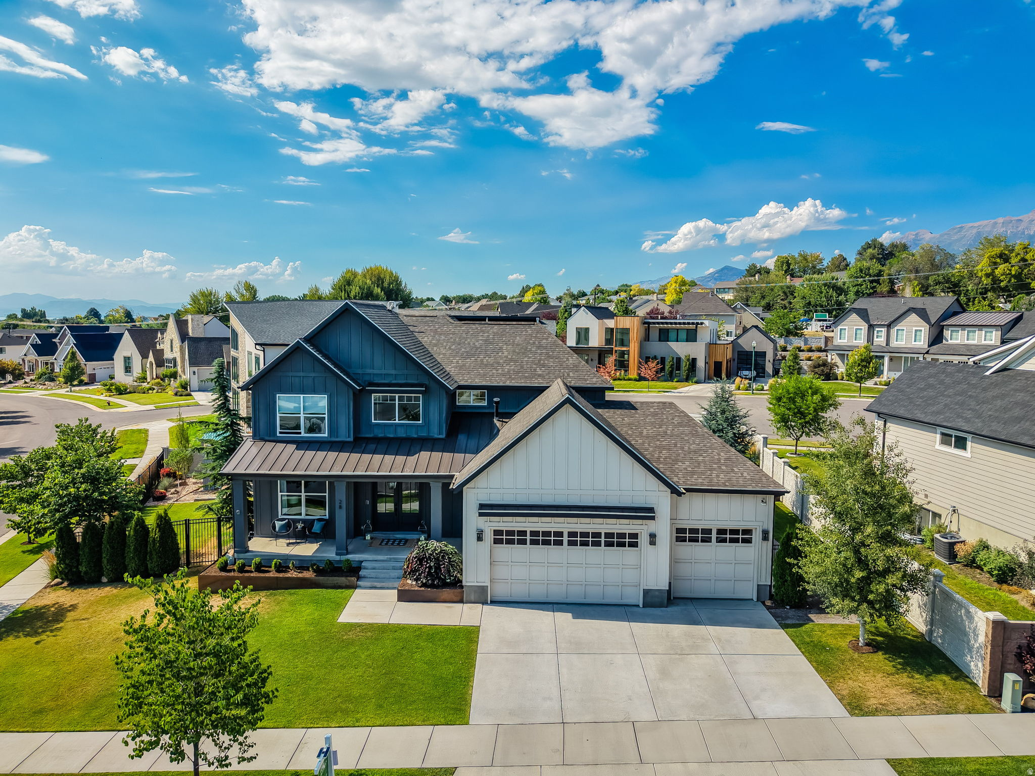 Welcome to this beautifully remodeled, move-in ready home in one of Orem's most desirable neighborhoods, this spacious home offers 7 bedrooms, 4 bathrooms, and a sought-after main-level primary suite. The open floor plan features 9-foot ceilings, a large family room with a cozy fireplace, custom shiplap accent walls, brand-new carpet, fresh paint, and numerous upgrades throughout. Enjoy an abundance of storage, a fully landscaped yard, an inviting oversized front porch, and a backyard designed for entertaining with a fire pit and seating area. This home perfectly combines style, comfort, and functionality, you won't want to miss this exceptional opportunity!