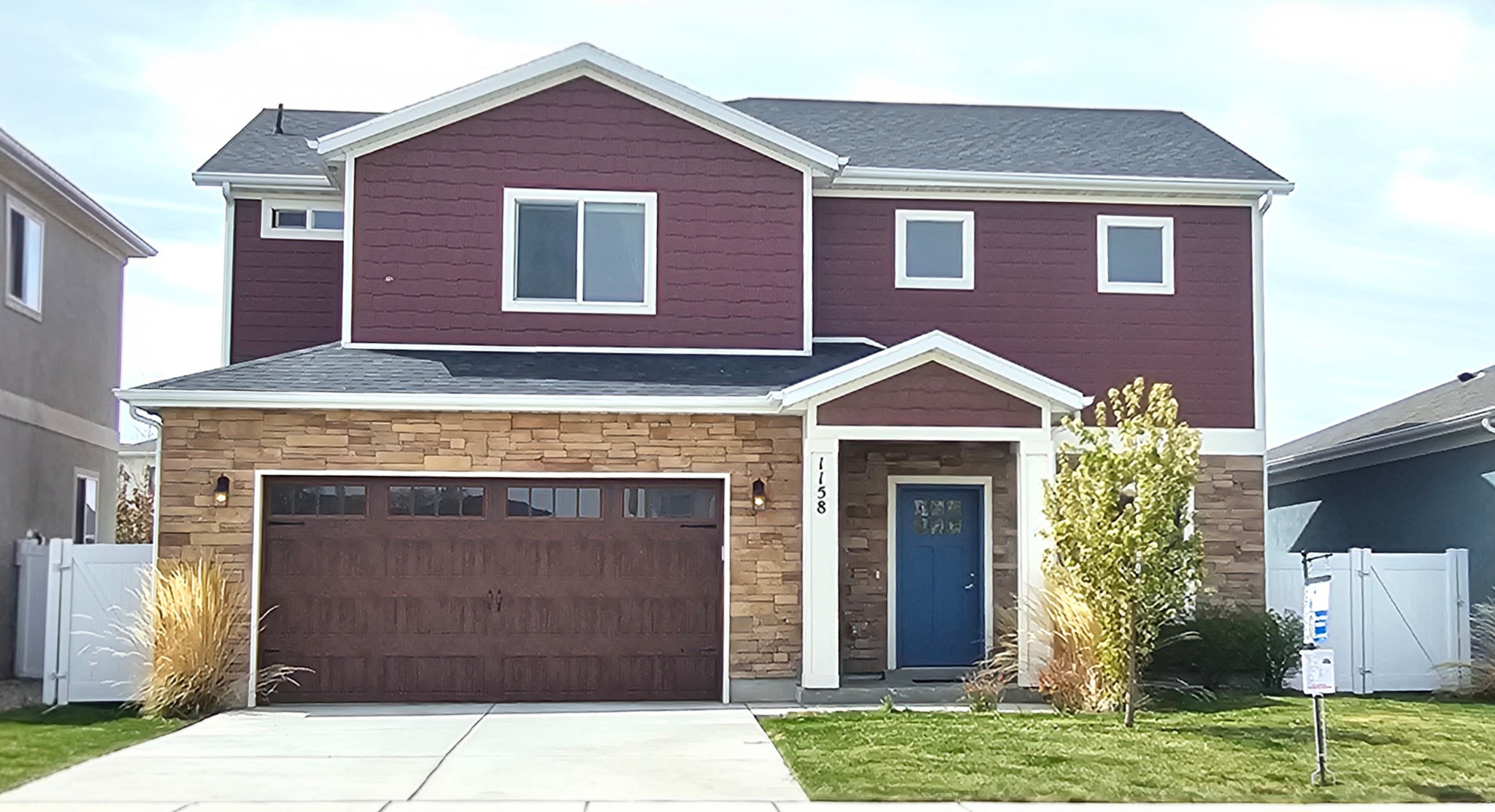 Now offering $5000 in Seller Concessions! Beautifully designed 4-bedroom, 2.5-bathroom home offering 1,959 sq. ft. of thoughtfully planned living space in a convenient Heber location. You'll be impressed by all the upgrades, including: *20-foot vaulted ceiling entryway* *Laminate flooring throughout**Tile backsplash**Extra kitchen cabinets**Valor Shades**Blackout curtains in Primary Bed**Extended cement patio**Covered Patio with lights and a fan**Smurf tubing* These upgrades provide a modern look with easy maintenance. Bathrooms are finished with tile flooring. The kitchen is well thought out for everyday living and entertaining, complete with a convection oven and ample workspace. Washer and dryer are included, and the fridge is negotiable.  The home has fantastic views of the surrounding mountains and is ideally situated near schools and shopping centers. Easy access to a community walking path and a nearby park. With its functional layout, modern finishes, and prime location, this home offers comfort, convenience, and lifestyle appeal all in one exceptional package.    Square footage figures are provided as a courtesy estimate only and were obtained from county records.  Buyer is advised to obtain an independent measurement.