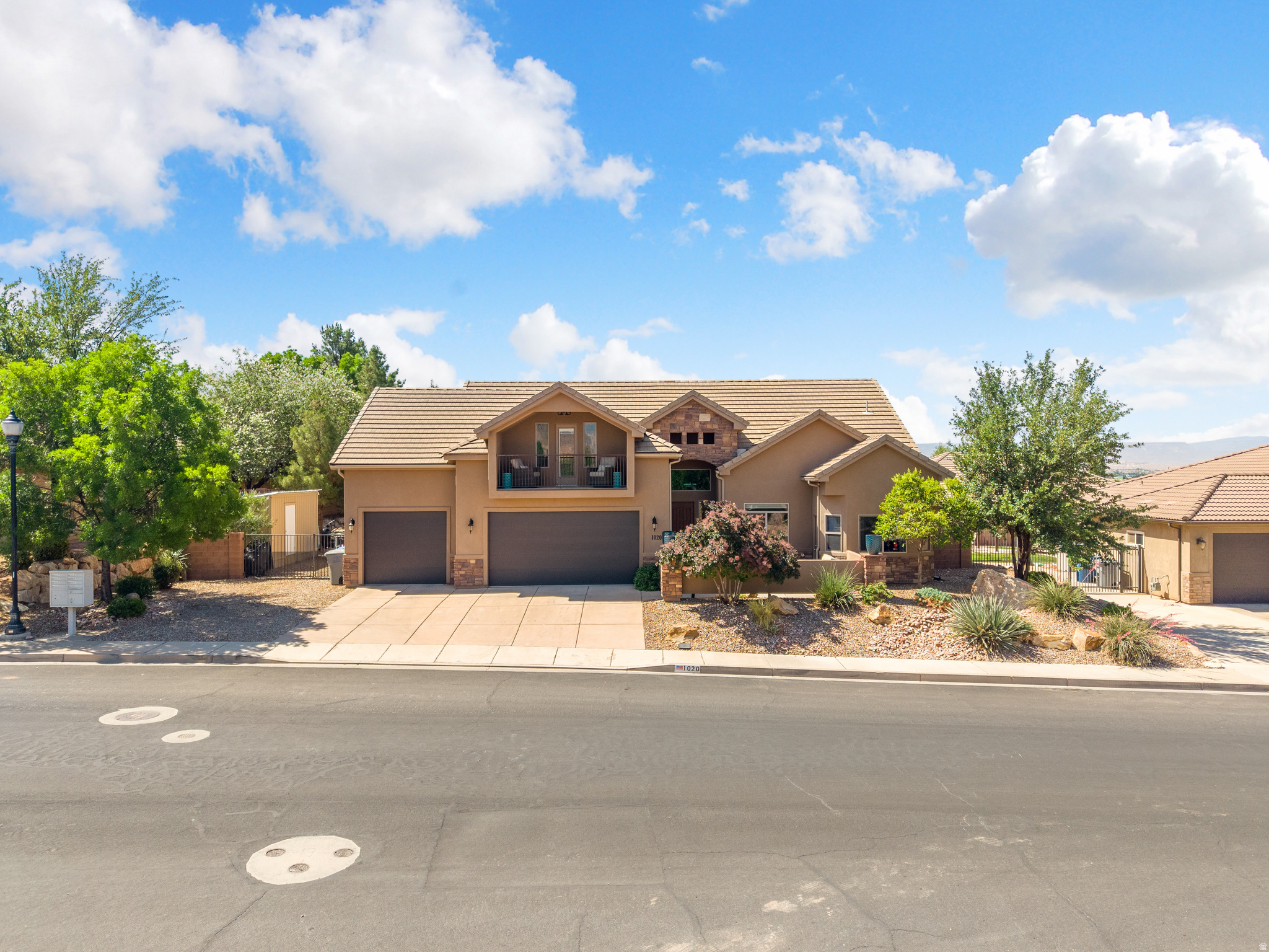 Built in 2010 on a spacious .24-acre lot, this immaculate 4-bedroom, 3.5-bath home offers 2,836 sq. ft. of well-designed living space with a main-level primary suite and an attached casita featuring its own private entrance--perfect for guests, multigenerational living, or a home office.  Recent updates include new laminate flooring downstairs, all new interior paint, updated light fixtures, and a new AC unit. The functional 2-story layout provides 1,914 sq. ft. on the main level with an additional 922 sq. ft. upstairs.  Outside, enjoy RV parking with cleanout plus an extended 3-car garage with a small workshop area. Clean, updated, and move-in ready, this home checks all the boxes!