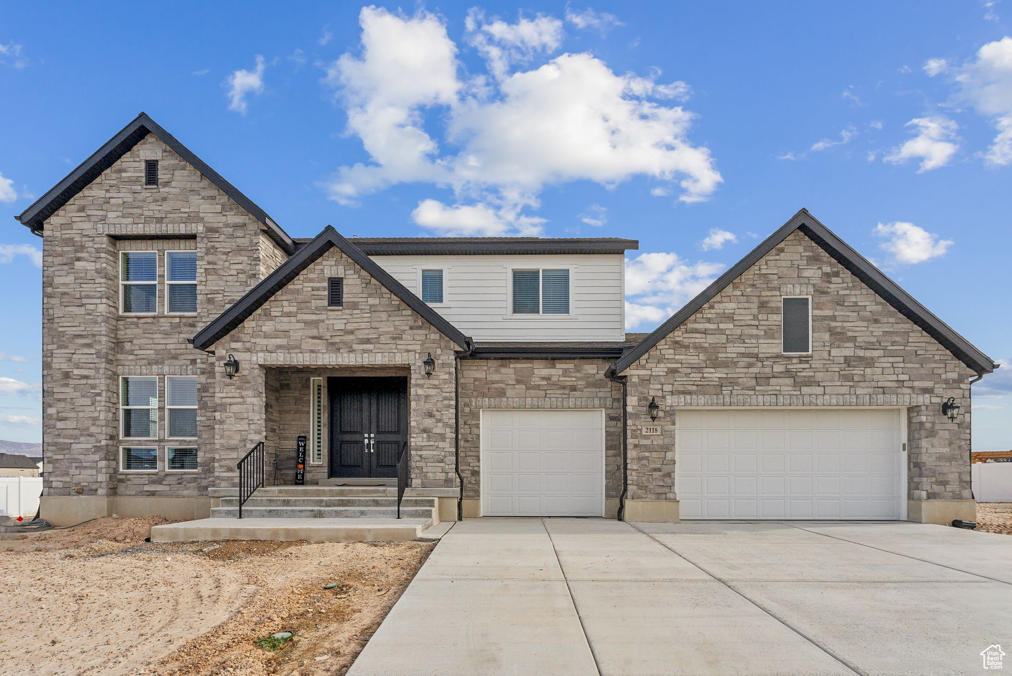 Set in a fast-growing neighborhood, this beautifully maintained home offers the look and feel of new construction with upgrades already in place. The open, light-filled floor plan and high ceilings create a bright, spacious atmosphere ideal for both everyday living and entertaining. A covered deck expands the living space outdoors, perfect for quiet mornings, evening unwinding, and year-round gatherings. The kitchen is designed with function and hosting in mind, featuring an oversized granite bar, custom ceiling-height cabinetry, and roll-out drawers in every lower cabinet. The main-level primary suite serves as a private retreat with a generous walk-in closet and an 11'6" granite vanity. The spa-inspired bath includes a walk-in shower, soaking tub, and ceiling fan for added comfort. Ceiling fans throughout the home provide consistent airflow year-round. Enjoy nearby walking and biking trails, a community pool, and a friendly neighborhood setting-all conveniently located just minutes from the airport. Buyer to verify all information.  Square footage figures are provided as a courtesy estimate only.  Buyer is advised to obtain an independent measurement.