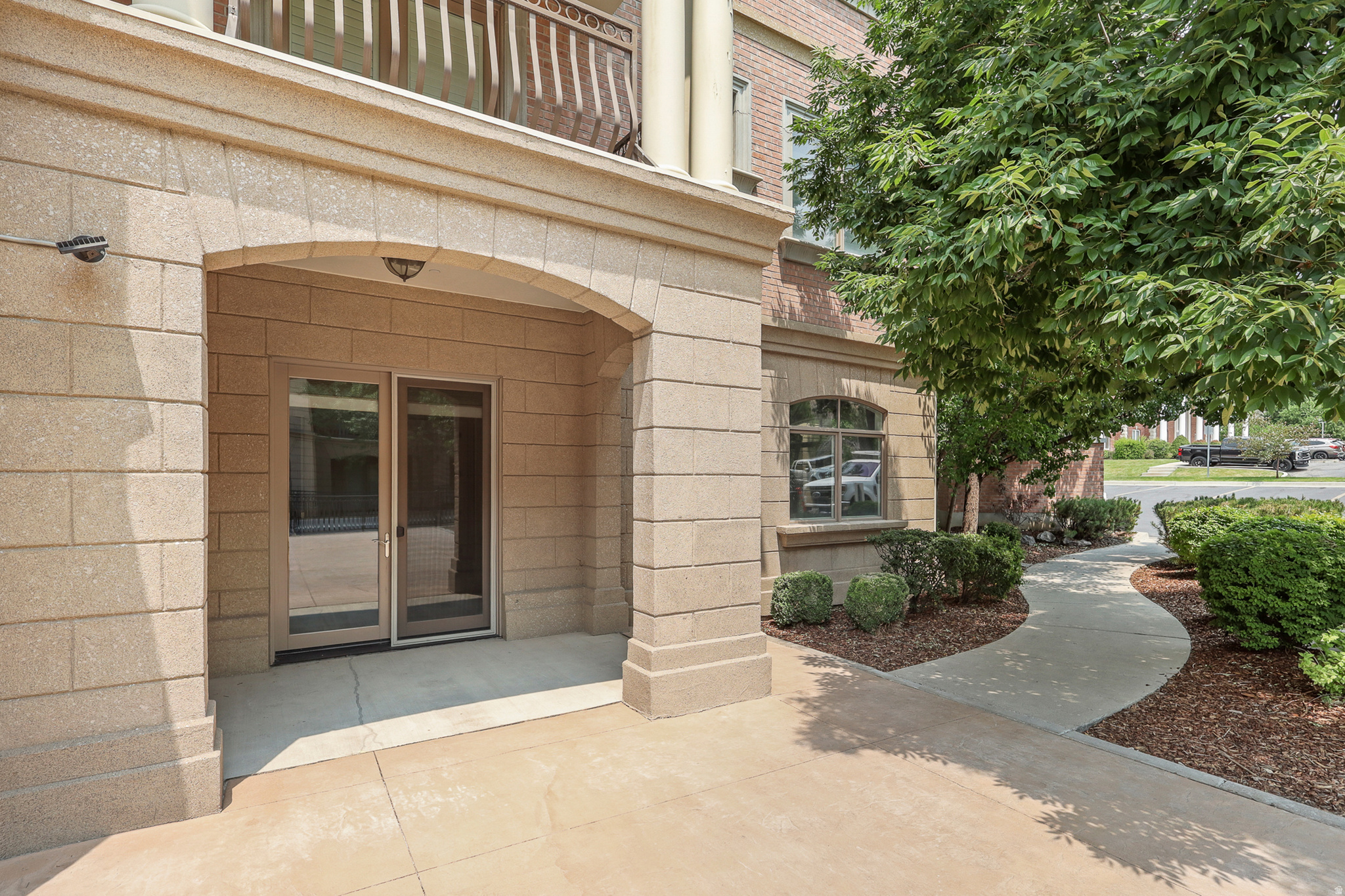 Enjoy luxury and convenience in this beautifully designed main-level 3-bedroom, 3-bath condo featuring an open-concept layout, 10-foot ceilings, and upscale finishes throughout. Conveniently located across from the community amenities like the indoor pool, hot tub, and fitness center, this condo is perfect for entertaining family and friends. Also included are two assigned parking spots, one in the underground parking structure (right across from the elevator and with a dedicated 220V 50 AMP outlet for an EV charging station) and one right outside the condo. This condo also comes with a 10x20 storage closet located behind the elevator with a power box inside that controls the power to the 220V outlet next to the parking spot and epoxy floors. Storage also has extra power for tools and a workshop. With generous living spaces, ample storage, and the ease of single-level living, this exceptional condo combines comfort, style, and low-maintenance living.   Square footage figures are provided as a courtesy estimate only and were obtained from county records. Buyer is advised to obtain an independent measurement.