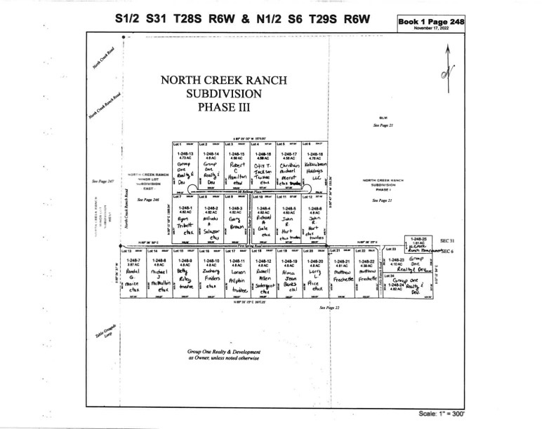 NORTH CREEK RANCH - Land