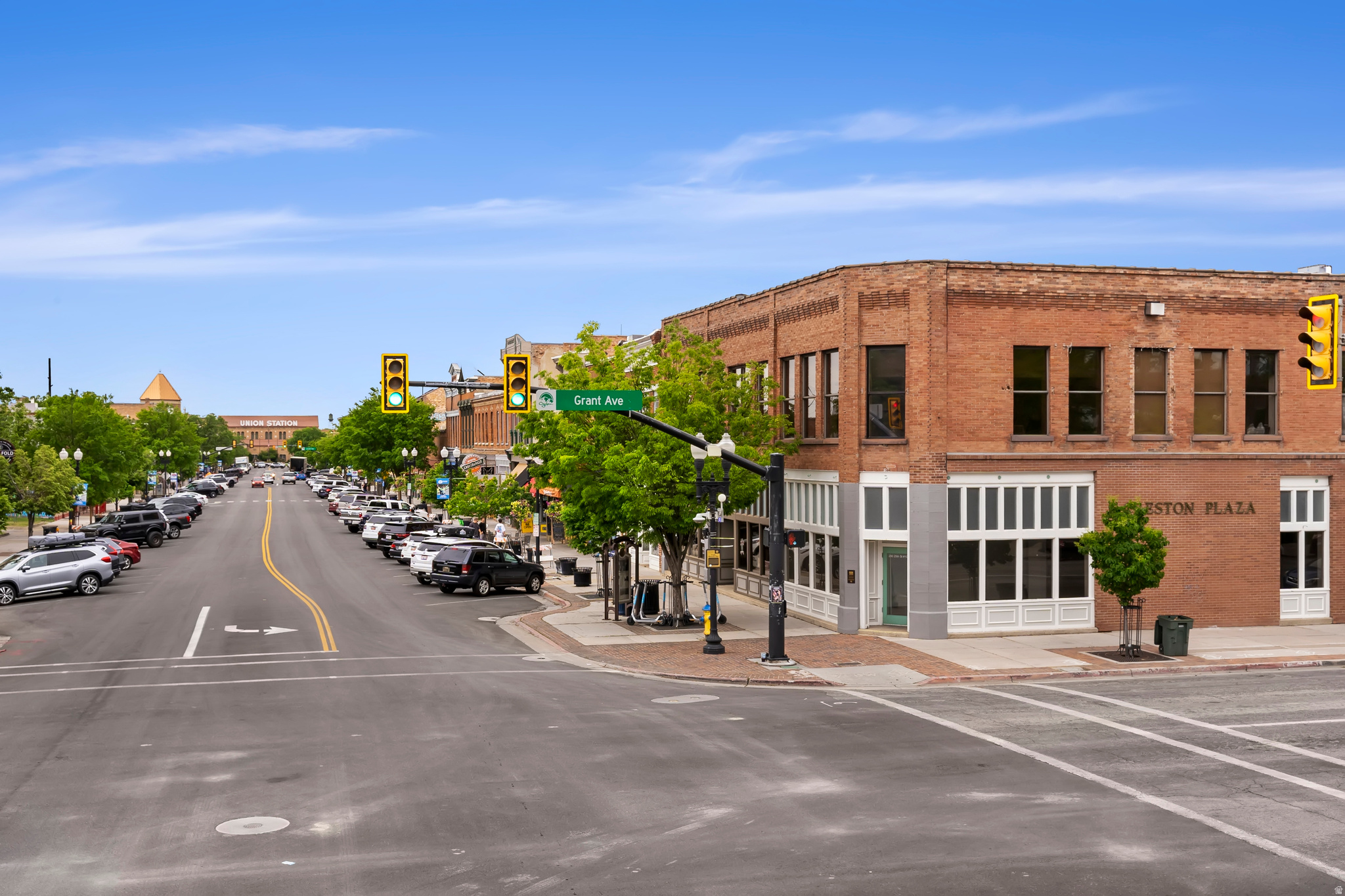 Rare investment opportunity on Historic 25th Street. This landmark 30,000+ sq ft building offers prime frontage on both 25th St and Grant Ave, directly across from the federal building and half a block from the courthouse. Main level features mixed-use retail, with offices on floors 2 and 3. Strong security throughout with access-controlled exterior doors and full-building video surveillance. Tenants enjoy a shared courtyard and optional basement storage units for added income. Currently, 100%+ occupied with strong lease rates. A historic, income-producing asset in a premier downtown location.