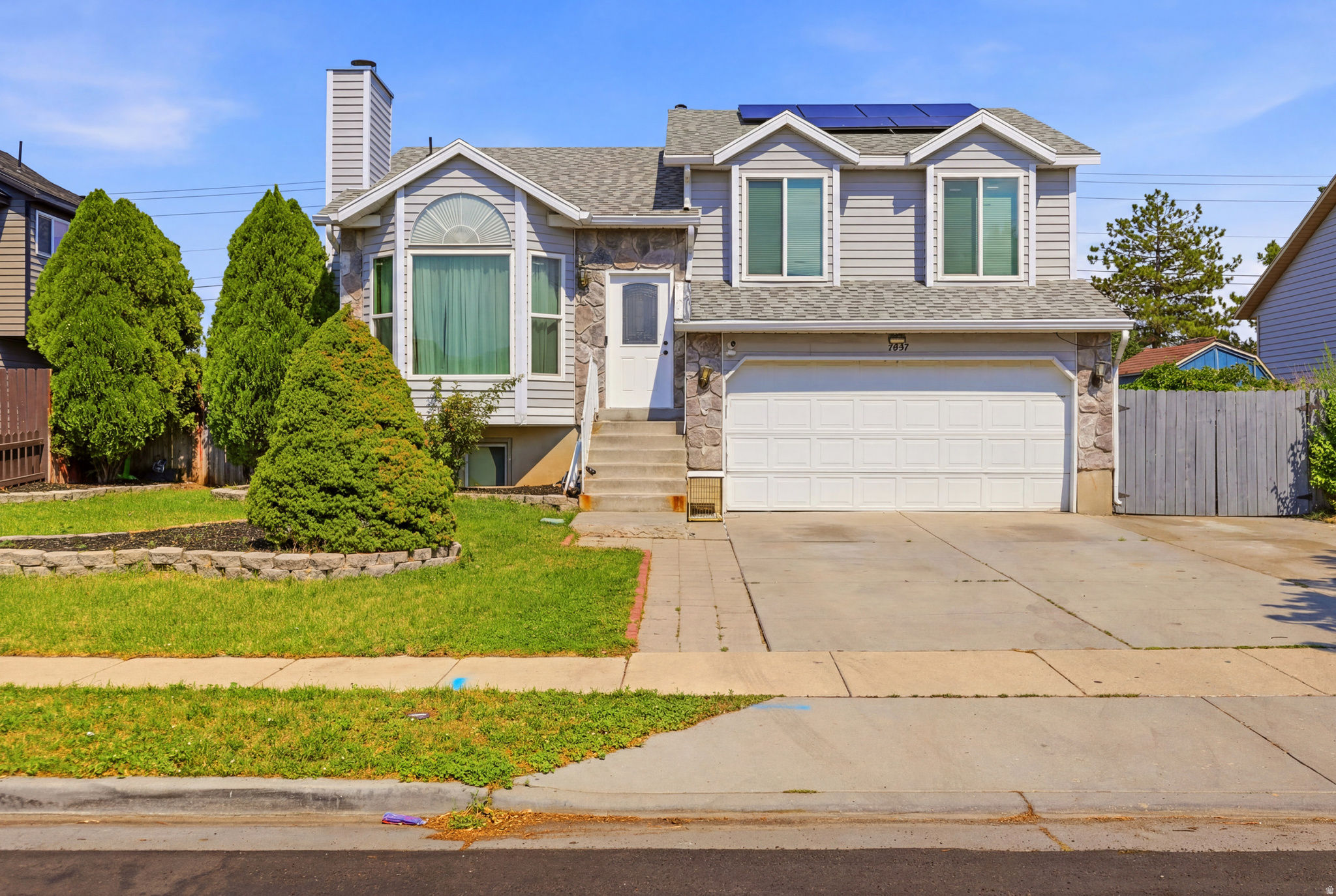 Beautiful 4-Bedroom Home in a Great Location! This well-maintained home features 4 bedrooms and 2 bathrooms, conveniently located near schools, shopping, restaurants, and everyday essentials, with quick access to Mountain View Corridor for an easy commute. The home includes solar panels installed in 2022, along with a roof, windows, and A/C replaced in 2022. Best of all, the solar system will be paid off by the seller at closing, providing valuable long-term energy savings and added peace of mind for the new owner. Don't miss the opportunity to own a home in a convenient location with valuable upgrades already in place!