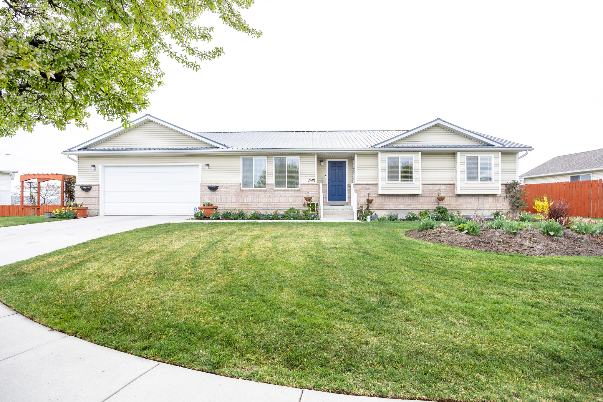 Beautifully maintained and thoughtfully updated home in Garland, UT, situated on a 0.28-acre lot with stunning mountain views from the backyard and patio. This desirable west-facing property offers excellent curb appeal with a fully landscaped yard featuring mature trees and fruit trees. Close to the Hospital, Middle School, and High School. You're 3 minutes from the golf course, about 5 to 6 miles from I-15. The home boasts a durable metal roof equipped with solar panels, and the sellers are willing to share details of the energy savings. Most updates were completed in 2021, giving the home a modern and refreshed feel throughout. Inside, you'll find 6 bedrooms (3 upstairs and 3 downstairs) and 3 full bathrooms (2 upstairs, 1 downstairs). The kitchen is a standout feature with custom cabinetry, a beautiful island, quartz countertops, and all appliances included. The fully finished basement offers a large family room along with a versatile office/sewing room. Additional highlights include an oversized garage with a newly finished epoxy floor and a convenient bonus storage room above the garage. The Home offer many more updates. This home combines comfort, efficiency, and functionality-ready for you to move in and enjoy! Schedule all showings on Aligned Showings. Please allow 48 hours to respond to offers and all addenda. All measurements have been provided as a courtesy and have been obtained from County Records and should be verified by the Buyer and Buyer's agent. Please text either agent or both of intended showings. There is a Supra on the Gas Meter South side of the home. When Scheduling, please give at least a 2 hour notice for all showings.