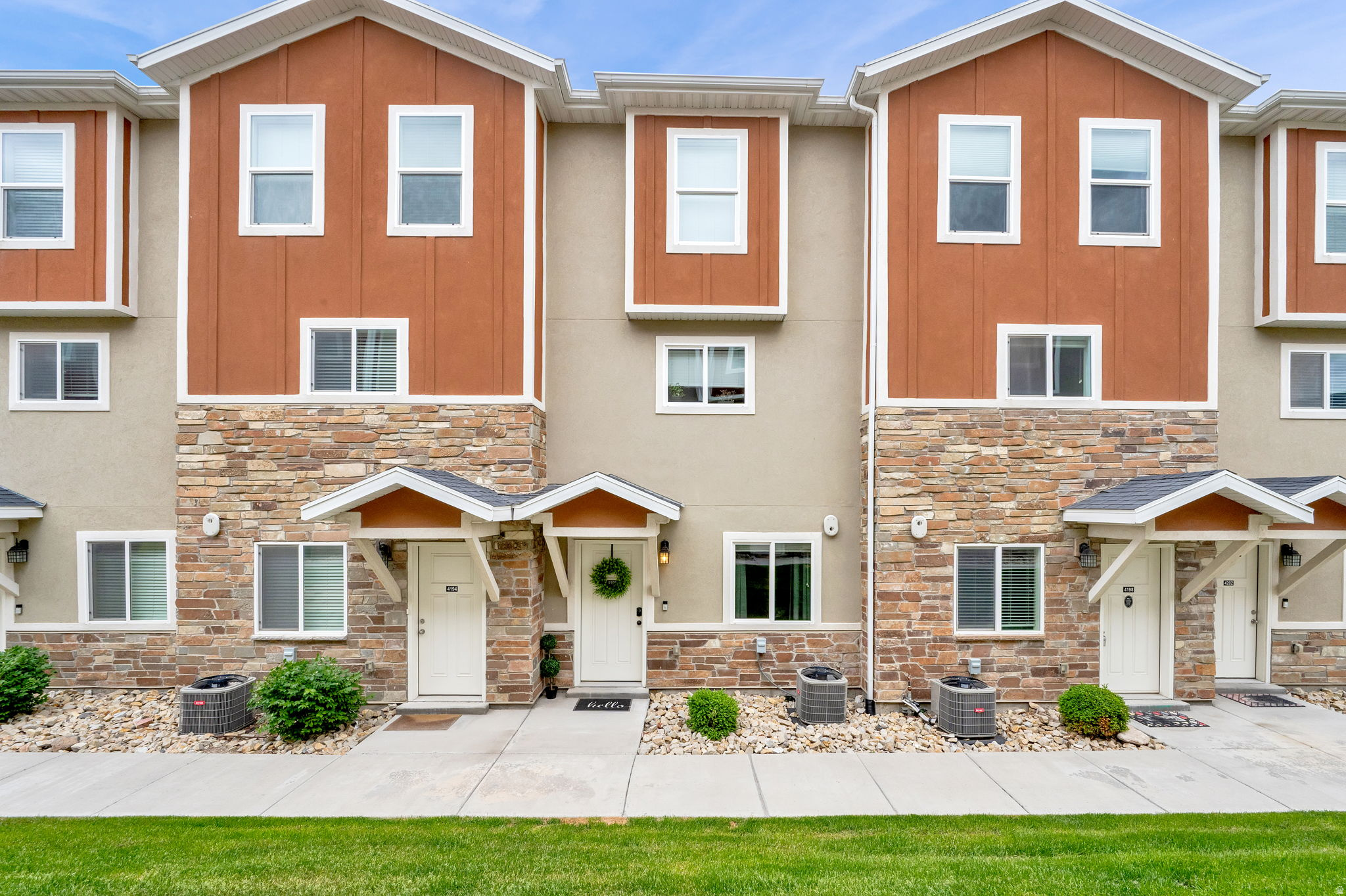 Beautifully maintained and rarely available, this charming townhome is a wonderful place to call home. Featuring a welcoming main-level family room, a spacious second-level kitchen, and three bedrooms, the home offers both comfort and functionality. Conveniently located with easy access to Mountain View Corridor and just minutes from shopping, dining, and entertainment at Mountain View Village, this home combines comfort with convenience. Opportunities like this don't come around often-schedule your showing today before it's gone! Square footage figures are provided as a courtesy estimate only and were obtained from County records and previous listing.  Buyer to verify all information.