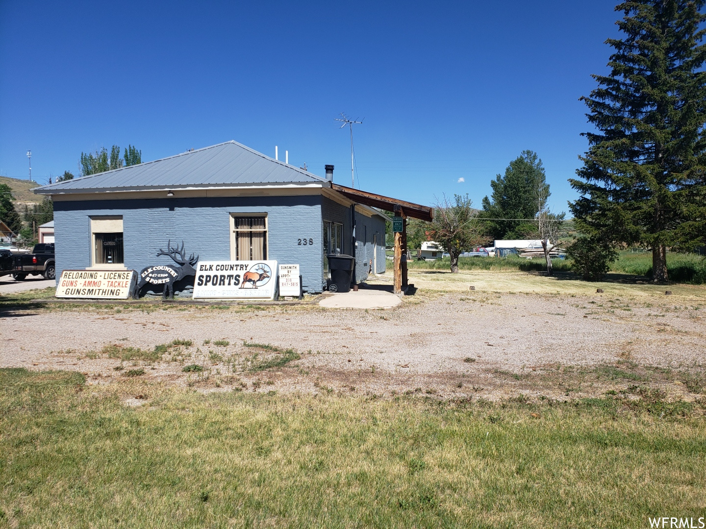 Excellent commercial opportunity in a prime location along U.S. Route 30 in Montpelier. This versatile commercial building offers outstanding visibility, easy access, and endless potential for a variety of business uses in the growing Bear Lake region.  The building features a spacious open front area ideal for retail, office, showroom, or customer service space, along with a workshop or storage area in the rear of the building. The back portion also includes a garage door, providing convenient access for larger equipment, inventory, or deliveries.  Situated on a generously sized lot, the property offers ample room for additional parking, storage, or future expansion opportunities. Whether you are looking to establish a new business, expand operations, or invest in commercial real estate, this property provides exceptional flexibility and potential.  Bring your business to the beautiful Bear Lake area and take advantage of this highly visible highway location.  Contact the listing agent today for additional information or to schedule your private showing.