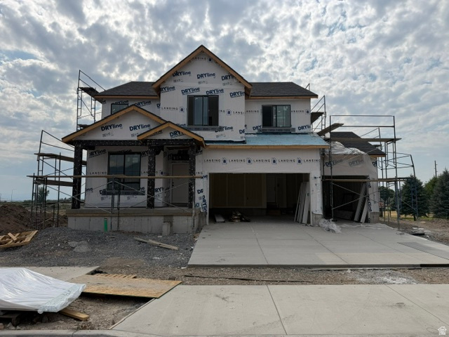 NO HOA! This Redwood floor plan (2-story) is currently being built in a great location next to the lake with beautiful views everywhere and close enough to roads and shopping to make life easy for work and play. August/September move-in most likely.  June Promotion of $22,000 towards closing costs/buydown if using preferred lender or $20,000 if using own lender. Partial front yard landscaping! It has 4 bedrooms with a loft and is perfect for entertaining as well as having a separate space for guests when they come visit. A large primary bedroom and the large primary bath you'll find a separate tub, walk-in shower, double sinks, and a walk-in closet. Inside you'll find a gorgeous kitchen with quartz countertops, 42-inch upper cabinets and a gas range. Included is an enclosed office space for those that work from home, do hybrid work, or need more privacy to focus. Please Note: Pictures are from another home, but the same floor plan, but used for illustrative purposes only. Actual home doesn't have the oven double ovens. Actual features may vary. All the selections of the home have been selected so price is accurate. Buyer and/or Buyer's agent to verify all.