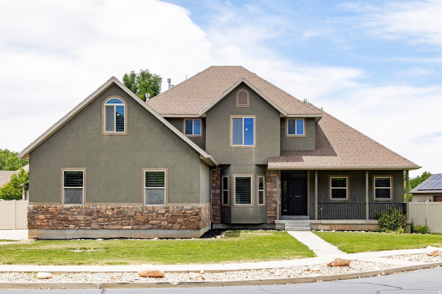 Welcome home to this exceptional cul-de-sac property in Spanish Fork, where beautiful mountain views greet you. The open feel created by vaulted ceilings, plentiful storage, and thoughtful features like two furnaces make everyday living comfortable and convenient. Step outside to a spacious backyard with a covered patio and pergola, perfect for summer barbecues and year-round entertaining. The basement includes a separate 1-bedroom mother-in-law apartment with the potential to be converted into a legal ADU, offering versatility and future value.