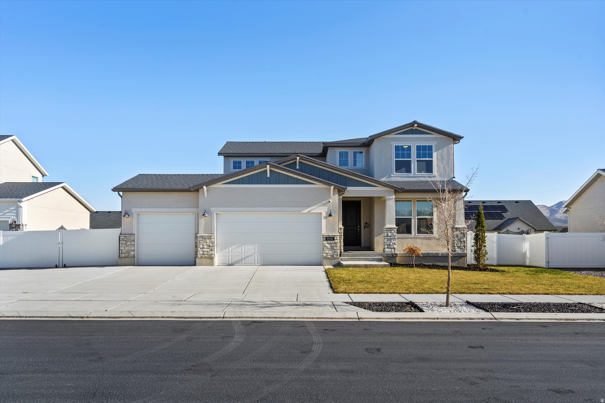 **Price Improvement** This beautiful Ivory Homes two-story is in excellent, nearly new condition and offers the perfect blend of comfort, style, and functionality. Designed with everyday living and entertaining in mind, the popular 2050 floor plan features a bright open-concept main level and three spacious bedrooms upstairs. The welcoming great room flows effortlessly into a stunning kitchen complete with a large center island, quartz countertops, and crisp white cabinetry. The adjoining dining area creates an inviting space for gatherings with family and friends. The unfinished basement provides an incredible opportunity to design and customize additional living space tailored to your needs-whether it's a home theater, gym, playroom, or extra bedrooms. Situated on a generous lot, the property features an impressive oversized RV pad with plenty of space for RVs, boats, trailers, and recreational vehicles. The garage also includes an electric vehicle charging outlet for added convenience. Enjoy an active outdoor lifestyle with Cory Wride Park just minutes away, offering a large splash pad, pickleball courts, basketball courts, and expansive green space. Nearby hiking and biking trails provide even more opportunities to enjoy the outdoors. This home truly offers space, comfort, and location all in one. Come see why it's the perfect place to call home. Square footage figures are provided as a courtesy estimate only. Buyer and Buyer's Agent are advised to obtain an independent measurement.