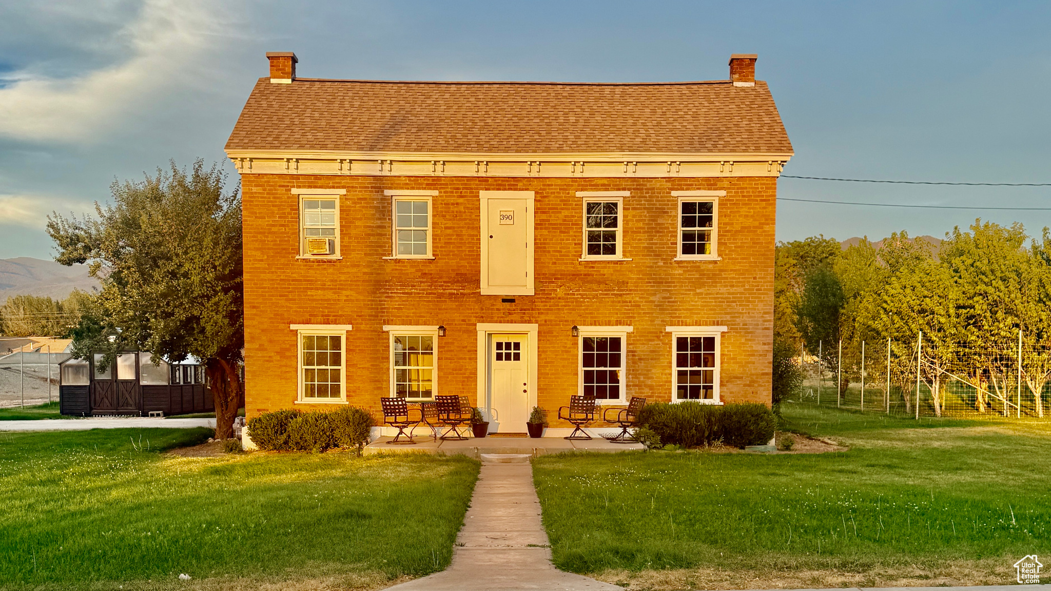 One-of-a-Kind Homestead Opportunity in Fillmore.  This stunning 1-acre property is your chance to own a slice of Utah history - and the possibilities are endless.   Key features: Can be subdivided into four lots, zoned for residential, commercial, and livestock, backs up to a creek, culinary and irrigation water rights, historic t-story brick pioneer home with modern updates, 3 bedroom, 2 bath, deer fencing, fruit orchard, no restrictions on short term rentals, 2 sheds, brand new Yoderbuilt greenhouse, room for a farm stand, extra housing, barn, RV parking, or your most imaginative ideas!   Perfect for homesteaders, investors, or dreamers looking to live, build, and grow in a peaceful, central location.
