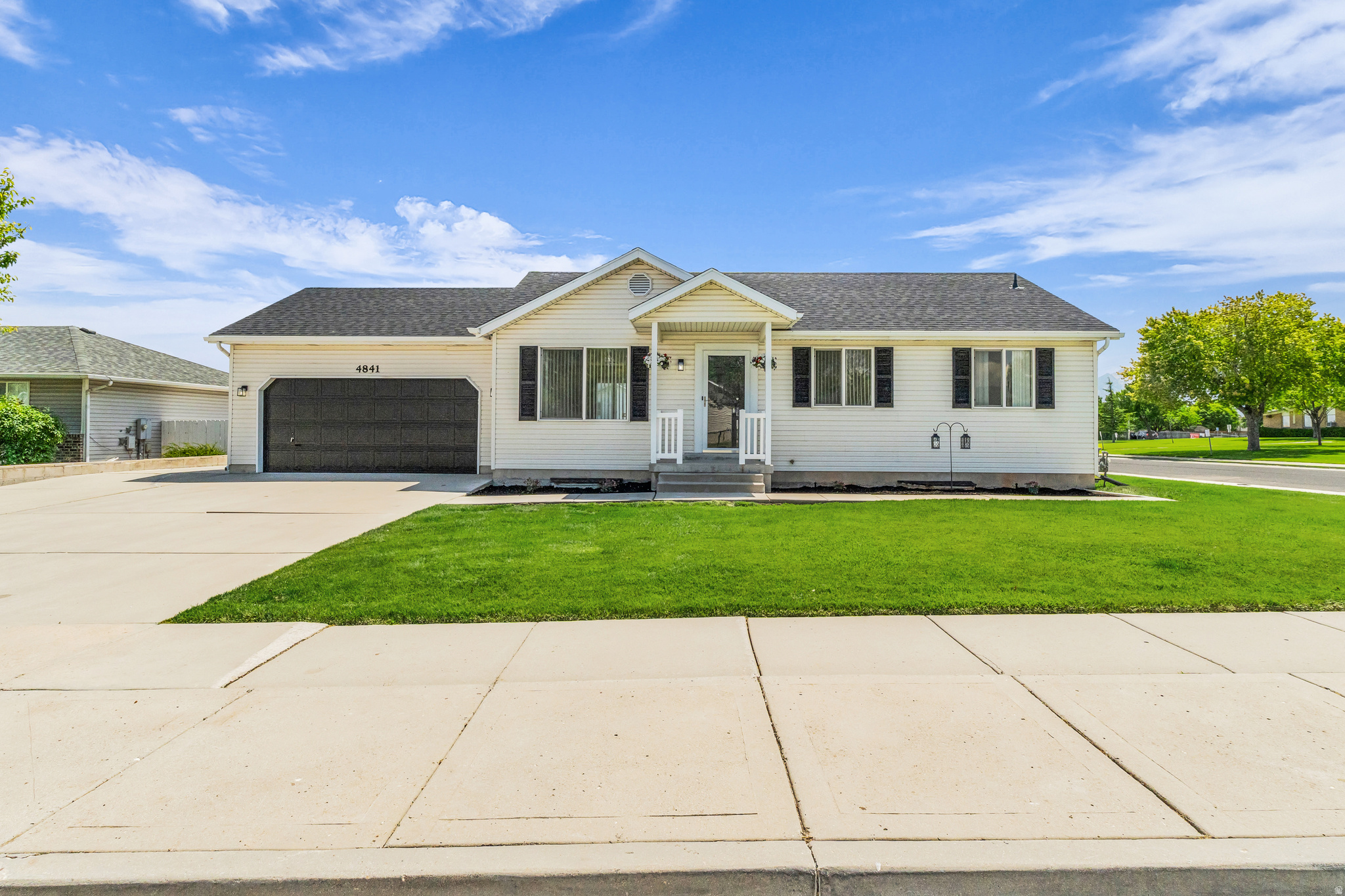Must see Remodeled Rambler on a Corner Lot! Property is next to schools, shopping, and anything else your heart desires. Two car garage, an RV Pad, and a shed! Landscaping has been carefully tended over the years and this home is ready for its next owner!   Square footage figures are provided as a courtesy estimate only and were obtained from County Records . Buyer is advised to obtain an independent measurement.