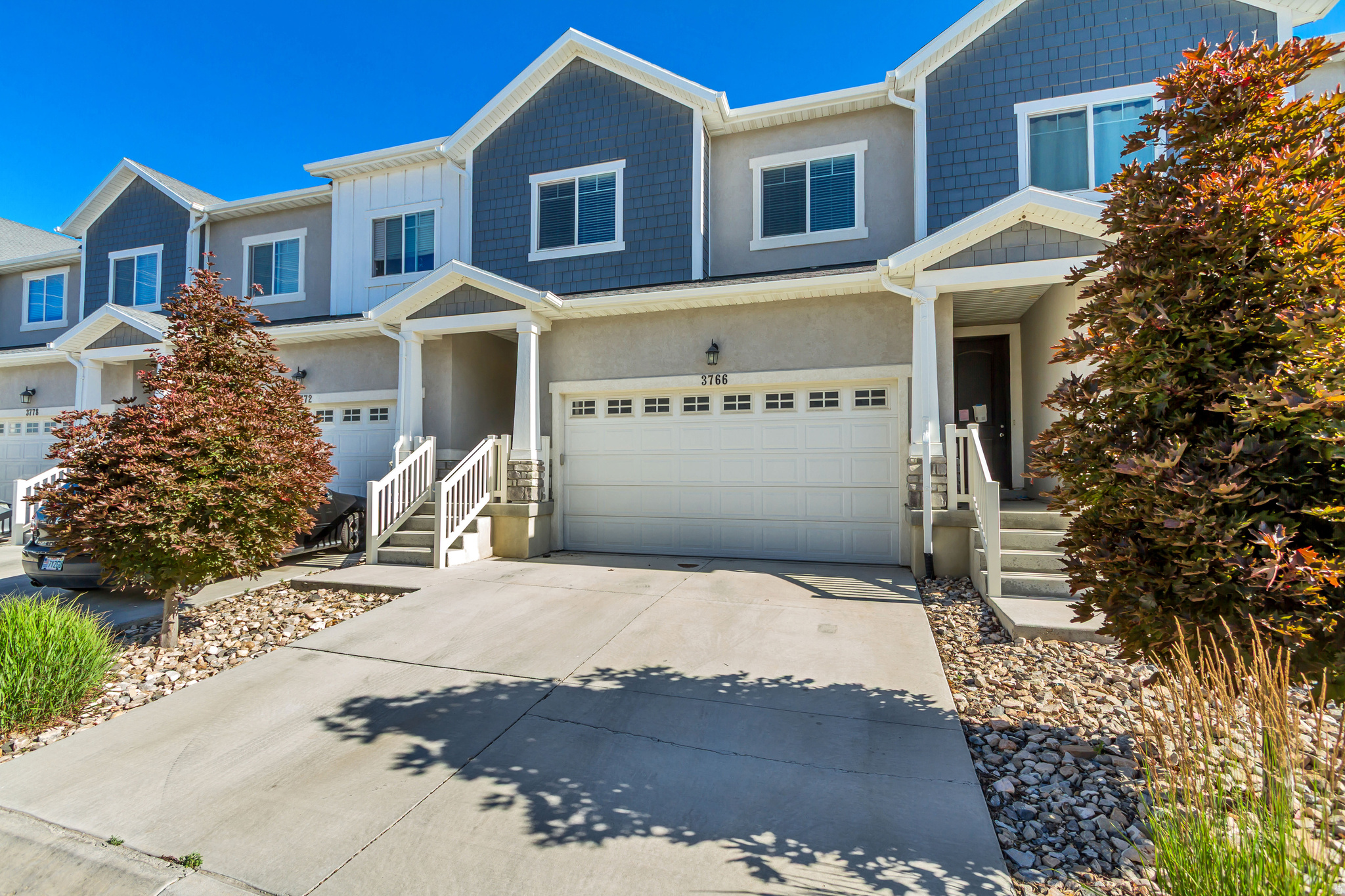 Beautifully maintained and move-in ready townhome in North Point Village! This bright and inviting home features an open-concept main level with spacious living areas, perfect for everyday living and entertaining. Offering four bedrooms, a sought-after feature that sets it apart from many other townhomes in the community, this home provides extra space for family, guests, a home office, or hobbies. Enjoy being just steps from the community pool, clubhouse, and park, with easy access to the Jordan River Trail for miles of walking, jogging, and biking. Conveniently located near schools, shopping, dining, Primary Children's Hospital, and major roads and freeways, this home offers an unbeatable combination of location, amenities, and everyday convenience. Don't miss your opportunity to make it yours!