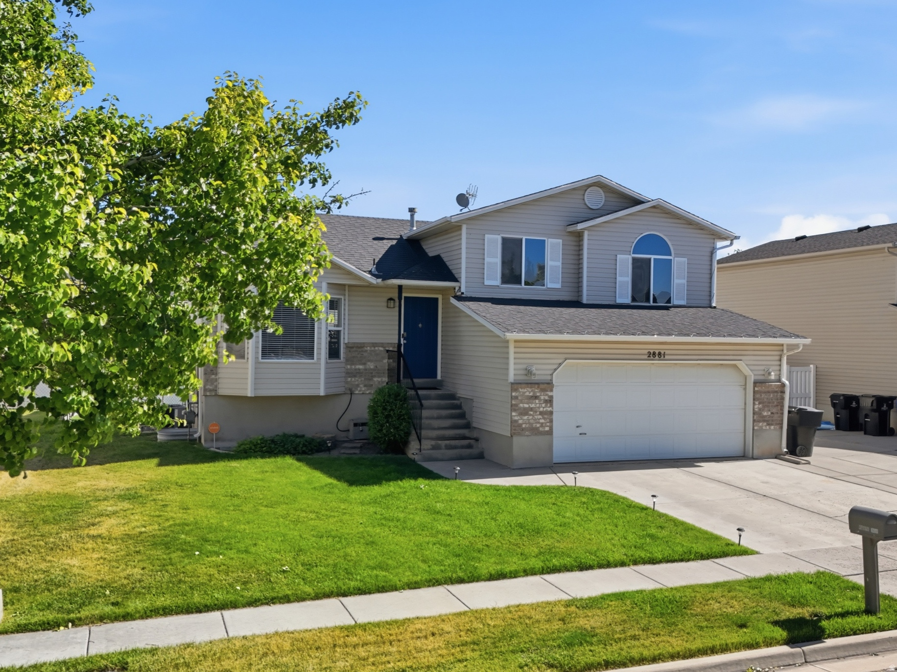 Welcome to this beautifully maintained home in the highly desirable Fremont Estates neighborhood of Syracuse! This inviting home offers spacious living areas, thoughtful updates, and room to grow. The kitchen features stunning granite countertops, ample cabinetry, and plenty of workspace, making it ideal for everyday living and entertaining. Retreat to the primary suite complete with a private bath, creating the perfect place to unwind at the end of the day. An unfinished basement presents a fantastic opportunity to add future living space and build equity by customizing it to fit your needs. Outside, you'll appreciate the RV parking, providing convenient space for your recreational vehicles, trailers, or extra parking needs. The backyard covered patio is ideal for summer evenings, outdoor dining, and entertaining guests. Situated on a quiet street and conveniently located near parks, schools, shopping, and commuter routes, this move-in-ready home combines comfort, functionality, and future potential in one exceptional package.