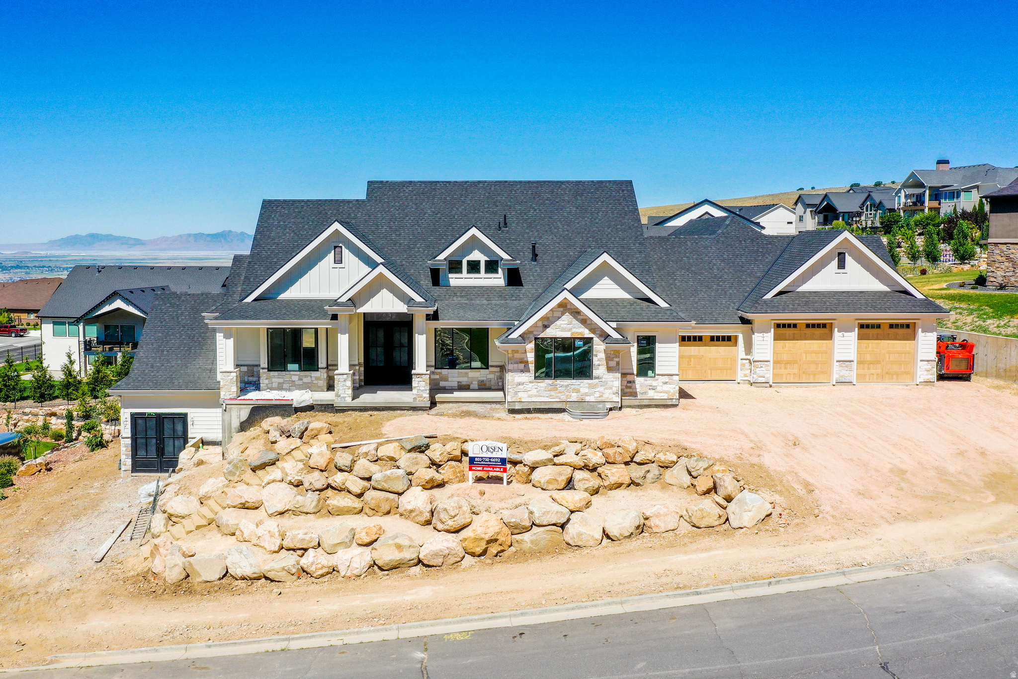 Planned as CF Olsen Homes' 2026 Parade Home, we chose to take the year off. This showcase home still includes all the luxury features. Buy now and personalize the interior by selecting your own colors and finishes while being part of the building process.