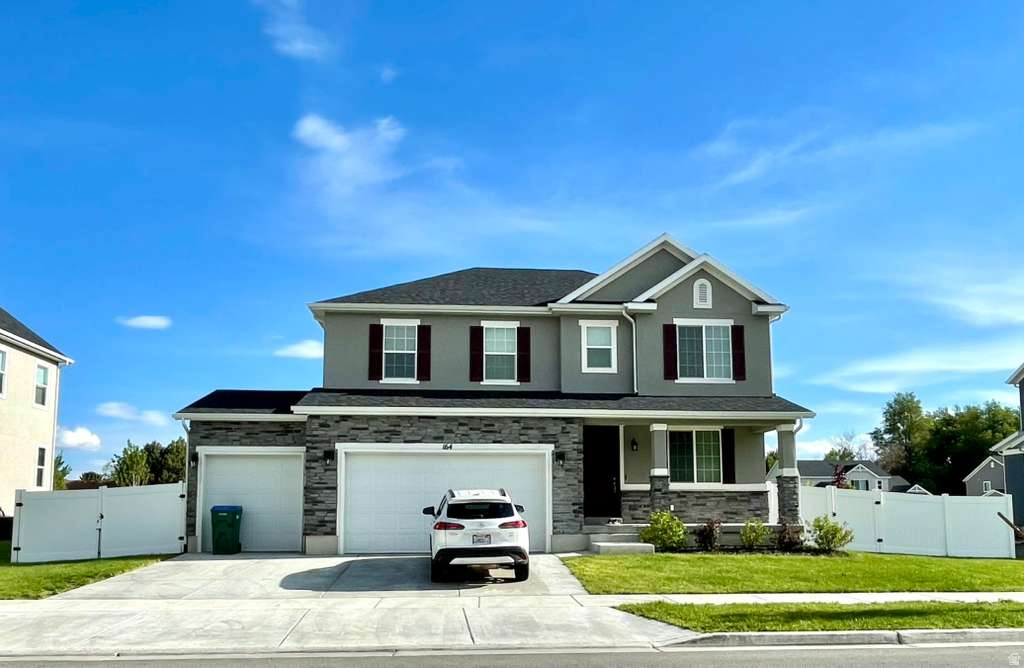 Beautiful Home in Orem - this Hemingway plan features an entryway with adjacent office with french doors. At the back of the home, you'll find a great room and a large kitchen with a center island and a walk-in pantry. An upstairs laundry room, loft and four bedrooms, including the spacious owner's suite, complete this elegant home. Additional features of this home are our gourmet kitchen 2, deluxe master bathroom 2, 9' foundation, wet bar pre-plumb and 8' interior doors on the main level. Walk-out basement ( Separate Entrance) Good to remodeling for mother-in-law basement for 2 bedrooms with kitchen and living room.