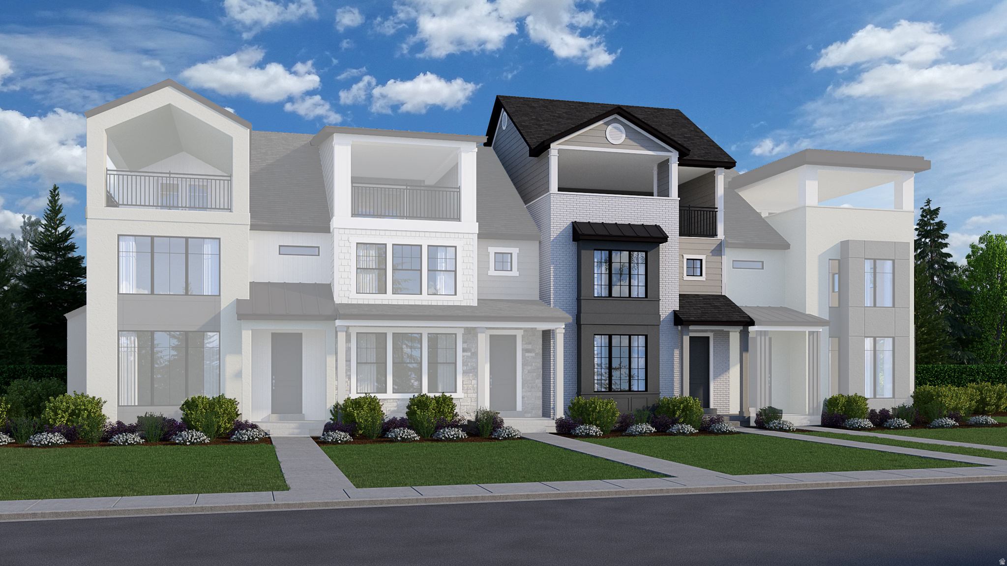 Check out our luxury at Vistas Townhomes, perfectly located in the heart of Lehi's thriving Silicon Slopes area. These thoughtfully designed townhomes feature contemporary architecture, open-concept floor plans, and high-end finishes, ideal for both daily living and entertaining. These townhomes offer private terraces with stunning views of Utah Valley. Rear-loaded garages and smart layouts provide both convenience and style. Located close to shopping, dining, outdoor recreation, and major tech employers, Vistas offers an unbeatable blend of comfort and accessibility. Experience low-maintenance living in one of Utah's most desirable communities. This townhome community will have approximately 100 units, and the first building will be completed in April/May. Contact agent for private showing!