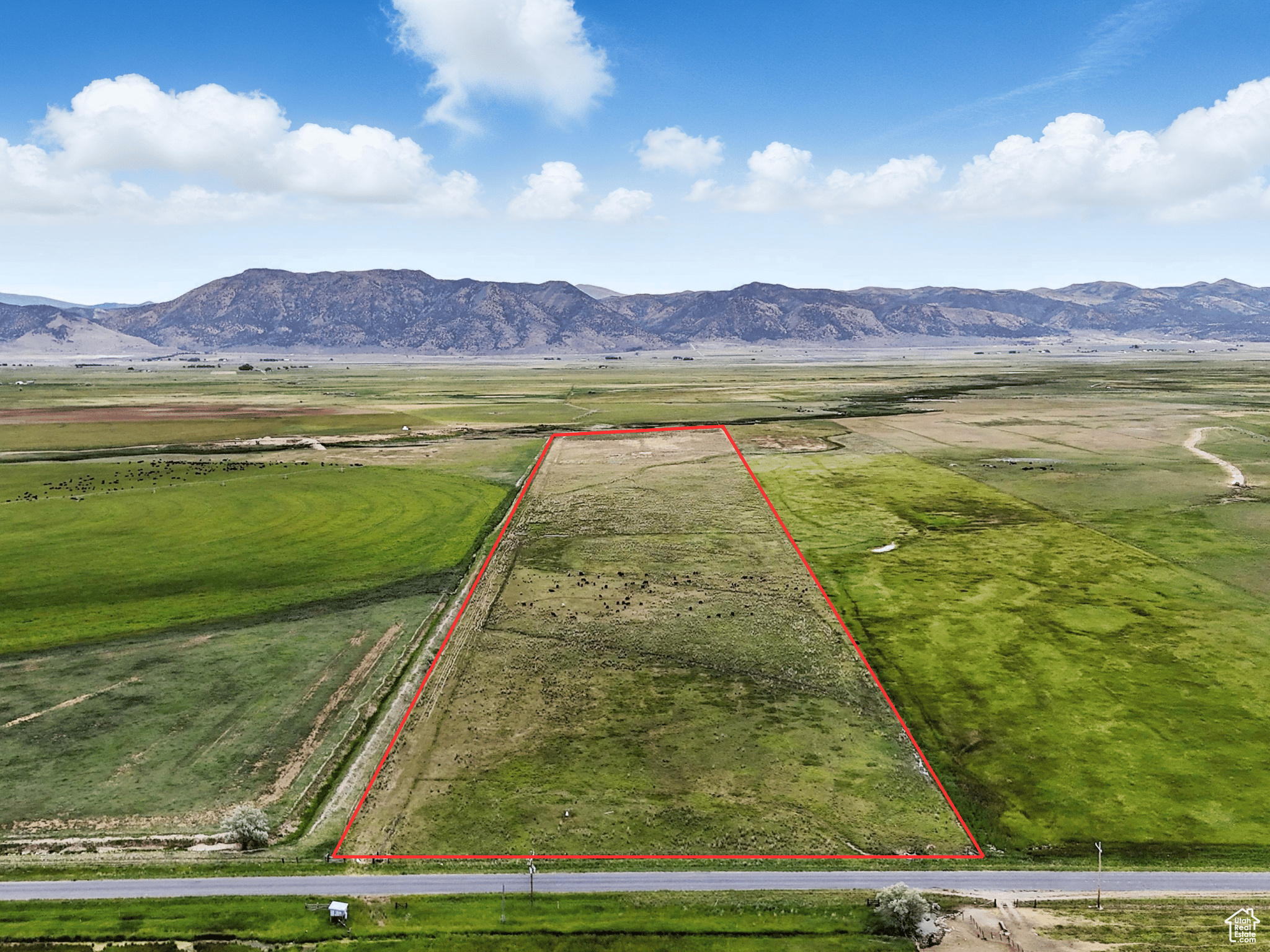 55.95 Acres of Irrigated Riverfront Land Near Samaria. Discover the perfect blend of privacy, productivity, and natural beauty on this 55.95-acre irrigated riverfront property just outside the charming town of Samaria. Enjoy year-round access and power readily available at the road-plus no CCRs or HOA restrictions, making it ideal for your private ranch or homestead. The Malad River borders the east end of the property, offering a peaceful and scenic backdrop. This listing includes two separate parcels and 50% ownership in a shared irrigation well with a neighboring farmer. Sale includes three 0.25-mile handlines and mainline for efficient irrigation. With excellent pasture potential, this property is ready for your cattle, horses, or livestock. A rare opportunity to own productive, unrestricted land in a beautiful Southern Idaho setting. Buyer to verify all information.