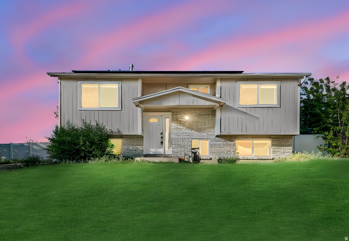 Beautifully updated 4 bed / 2 bath home located in the heart of the valley with breathtaking views of the spectacular Wasatch Mountains and the Salt Lake Valley. Owner just put in new carpet, updated the water heater, and refinished the backyard deck. The rest of the home was updated in 2018. Come check it out! Square footage figures are provided as a courtesy estimate only - Buyer is advised to obtain an independent measurement.