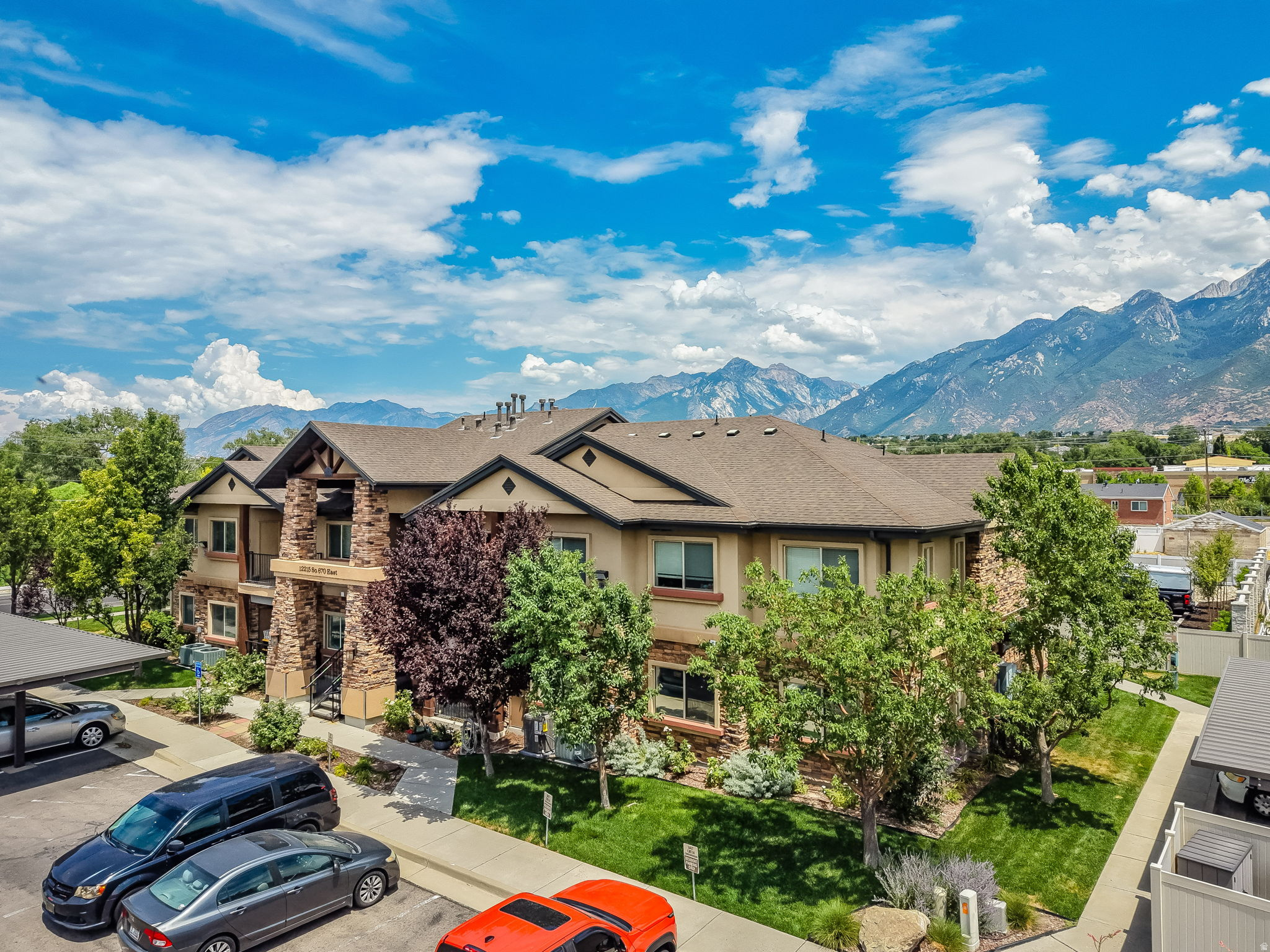 OPEN HOUSE 07-18 from 11-1 PM / Check out the attached video walkthrough! / Welcome home to this beautifully updated top-floor condo in the heart of Draper! Ideally located just minutes from shopping, restaurants, entertainment, and everyday conveniences near 700 E and 12300 S, this home offers the perfect blend of comfort and convenience.  Inside, you'll love the bright, open-concept layout featuring a spacious kitchen that flows seamlessly into the living room-perfect for entertaining or relaxing at home. Updated flooring throughout gives the space a fresh, modern feel, while the balcony provides the perfect spot to enjoy your morning coffee or unwind after a long day.  Whether you're a first-time homebuyer or downsizing, , this move-in ready condo offers low-maintenance living in one of Draper's most desirable locations. Don't miss your chance to make it yours! All information taken provides as a courtesy. Information taken from previous MLS listing and County Records. Square footage taken from county records. Buyer and buyers agent to verify ALL information including square footage and ALL HOA information / rules.