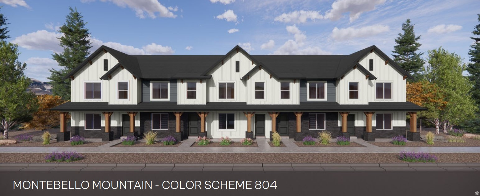 Special interest rates available. The Montebello is a two-story townhome that offers 3 bedrooms, 2 bathrooms and a 2-car garage with a functional and open main floor layout. Interior features include quartz countertops, laminate flooring, modern cabinetry, and large pantry. Upstairs includes a walk-in laundry room, full bath, and a large primary suite with walk-in closet and private bath. The Home comes with a Smart Home Package, radon system, and builder warranty. Actual home may differ in color/material/options. Pictures are of finished homes of the same floor plan and may contain options/upgrades/ decorations/ furnishings not available at the advertised price. No representation or warranties are made regarding school districts and assignments; conduct your own investigation regarding current/future school boundaries. Buyer to verify all information.