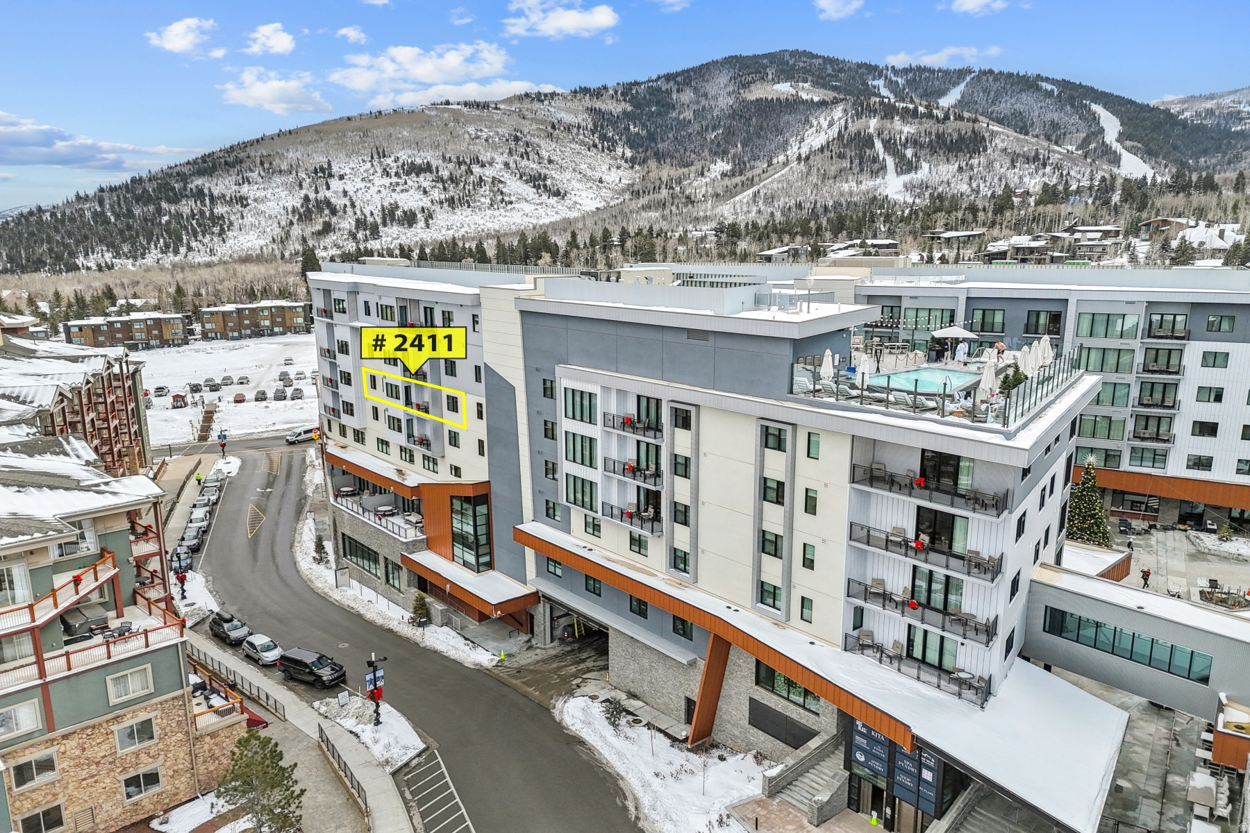 Exceptional Ski in Ski out, 3 Bedroom Pendry Residence at the Canyons Village with ski access directly out the front door at the new Sunrise Gondola and adjacent to the ski beach. Discover the epitome of modern mountain living at Pendry Park City, nestled in the vibrant heart of the ski Village. This premier residence offers breathtaking views of the surrounding mountains, Canyons Village Plaza, and the ski area. This phenomenal three-bedroom floor plan is among the most coveted at Pendry. It features two King Bedroom Suites at opposite ends of a spacious Great Room, Kitchen, and Dining area, all designed with sleek contemporary elegance. The third bedroom, designed as a versatile bunk space, provides additional sleeping arrangements and a cozy retreat for younger guests to enjoy movies or games. Enjoy your morning coffee or evening cocktail on the private balcony, where stunning mountain and ski views provide the perfect backdrop. Pendry Park City is celebrated for its unparalleled service and luxury amenities, including a rooftop pool, hot tub, and bar with panoramic mountain views; multiple dining options; an acclaimed full-service spa; a state-of-the-art fitness center; a private Owner's Lounge; 24-hour room service; and a variety of casual and fine dining establishments. Experience the ultimate blend of comfort, style, and convenience in this extraordinary mountain retreat.