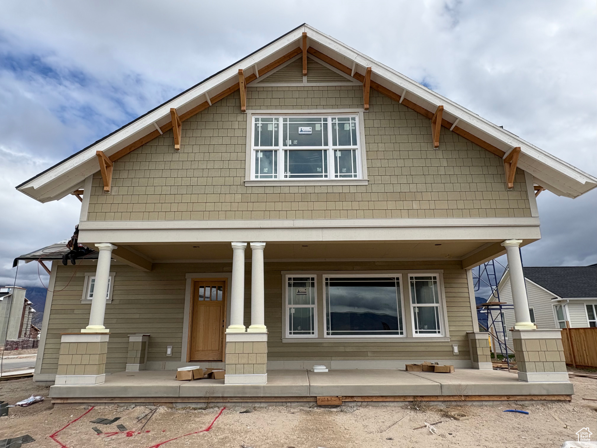 INCENTIVE--starting interest rate of 4.99% on conforming loans or $15,000 towards closing costs. TO BE BUILT by Goodboro Homes, this stunning Craftsman Bungalow model is located in the desirable Holdaway Fields neighborhood in Vineyard. The home features a beautiful kitchen, an open floor plan with plenty of windows for natural light, and gorgeous upgraded finishes throughout. The spacious primary suite boasts his & her walk-in closets for added convenience and luxury. Designed for main floor living, this home provides everything you need on the main level with the option to finish the basement for even more space.   Located in the heart of Utah County, you'll be just minutes from the Utah Lake trail system, Sleepy Ridge Golf Course, Megaplex, Top Golf, shopping, dining, and more. The community will include 162 homes, a clubhouse, a swimming pool, and pickleball courts. Holdaway Fields embodies traditional Utah architecture, featuring classic cottage, Craftsman, and Tudor-style homes. Homes in this community intentionally define the street edge with open yards, front porches, and beautiful entries.   A designated portion of this community is reserved exclusively for adults 55+, offering an ideal blend of comfort, convenience, and connection. The active adult community at Holdaway Fields will include 126 homes, a clubhouse, pool, and pickleball courts. Front yard maintenance and snow removal are included with the HOA fees.  FROM I-15, TAKE EXIT 271 WESTBOUND ON CENTER STREET IN OREM TURN LEFT ONTO EAST CENTER STREET IN VINEYARD AT THE TRAFFIC CIRCLE, TAKE THE 3RD EXIT ONTO SOUTH MAIN STREET CONTINUE STRAIGHT FOR APPROXIMATELY .2 MILES TAKE THE 2ND EXIT AT THE NEXT ROUNDABOUT, AND LOOK FOR THE GOODBORO HOMES SIGNS THE MODEL HOME IS ON THE LEFT AT 491 S. MAIN ST., VINEYARD, UT 84059
