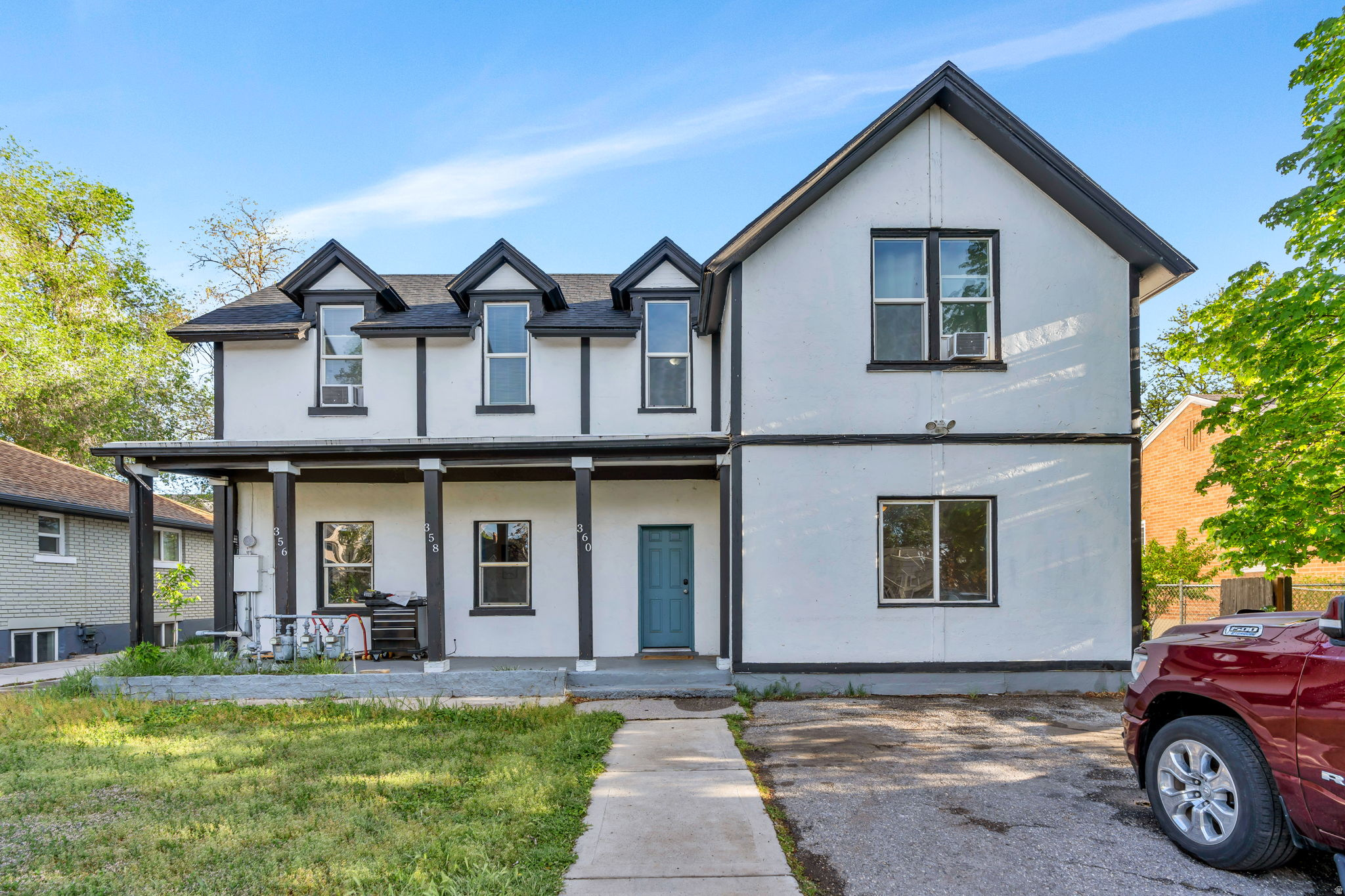 Fantastic income-producing triplex in Provo, Utah just minutes from downtown Provo, BYU, and the FrontRunner commuter rail! This property features three 2-bedroom/1-bath units, each thoughtfully remodeled with updated kitchens, bathrooms, and in-unit washer/dryers. Major updates include a new roof, new electrical panel, water line, windows, flooring, cabinetry, and fresh exterior paint.  With separate gas meters and tenant-paid utilities, expenses stay low. Projected rents of approximately $1,500/unit offer strong cash flow potential of $4,000$4,500/month. Whether you're a seasoned investor or just getting started in Provo real estate, this is a must-see opportunity near Utah Valley's Silicon Slopes corridor! No HOA. Fiber internet.  All 3 units can be shown with 48 hour notice. Square feet as per County. Buyer and Buyer's Broker to verify all information including square footage and acreage.