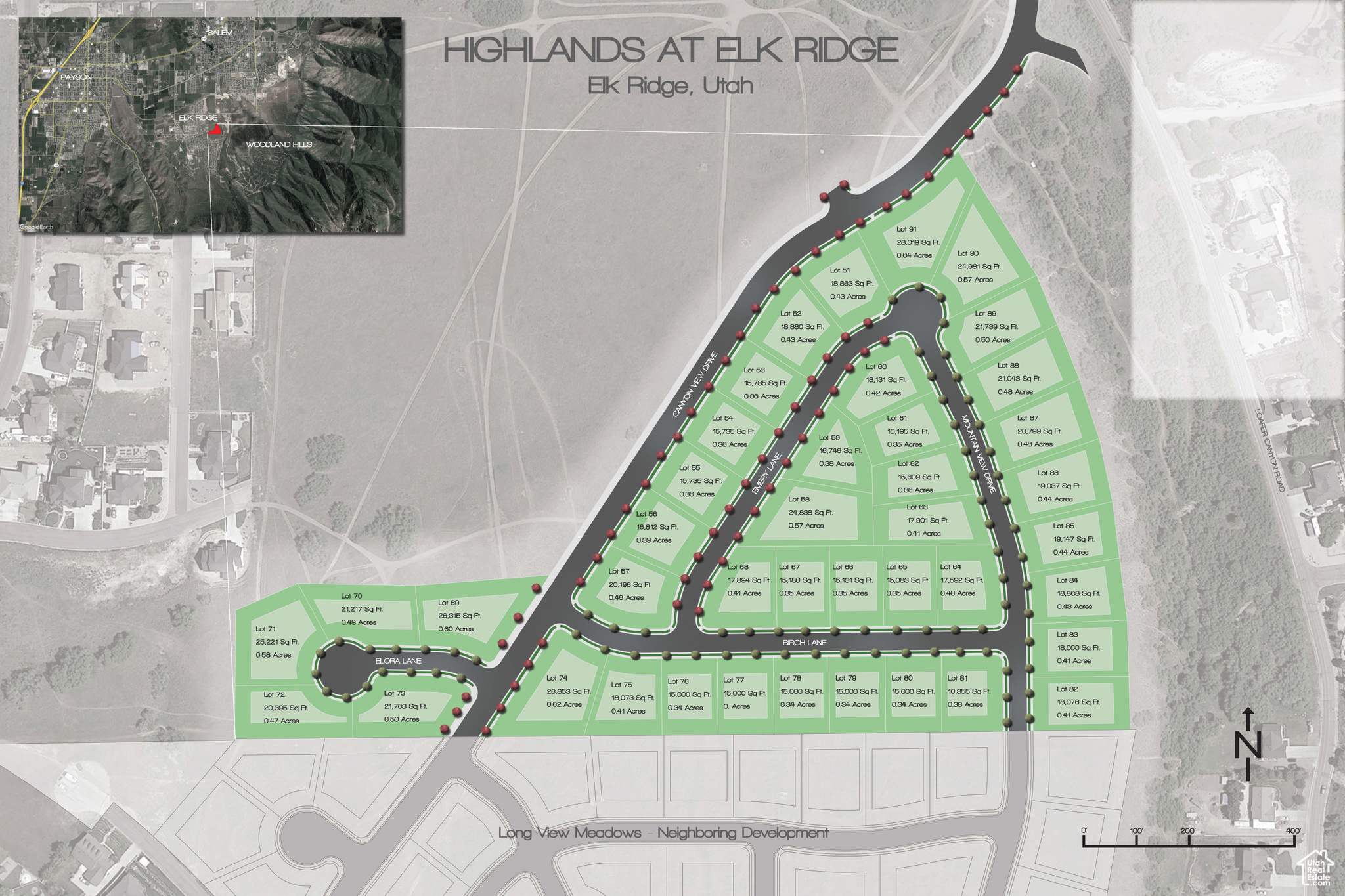 *** Developer Incentive - $15,000 Concession if you go under contract by May 15th, 2026 *** Welcome to the Highlands at Elk Ridge, where luxury living meets the tranquility of nature. Nestled in the foothills of South Utah County, Elk Ridge City provides a refuge from the hustle and bustle of every day life. These custom home lots offer stunning lake, mountain, and valley views. This listing is for Lot 64 a .40 Acre east facing lot boasting unparalleled views of Utah Lake and Utah Valley. If Lake and Valley views are your goal this lot is a must see! Come drive through the subdivision to see which views fit best for you! Don't miss this rare opportunity to create your own personalized haven in one of the most coveted locations in the Valley.