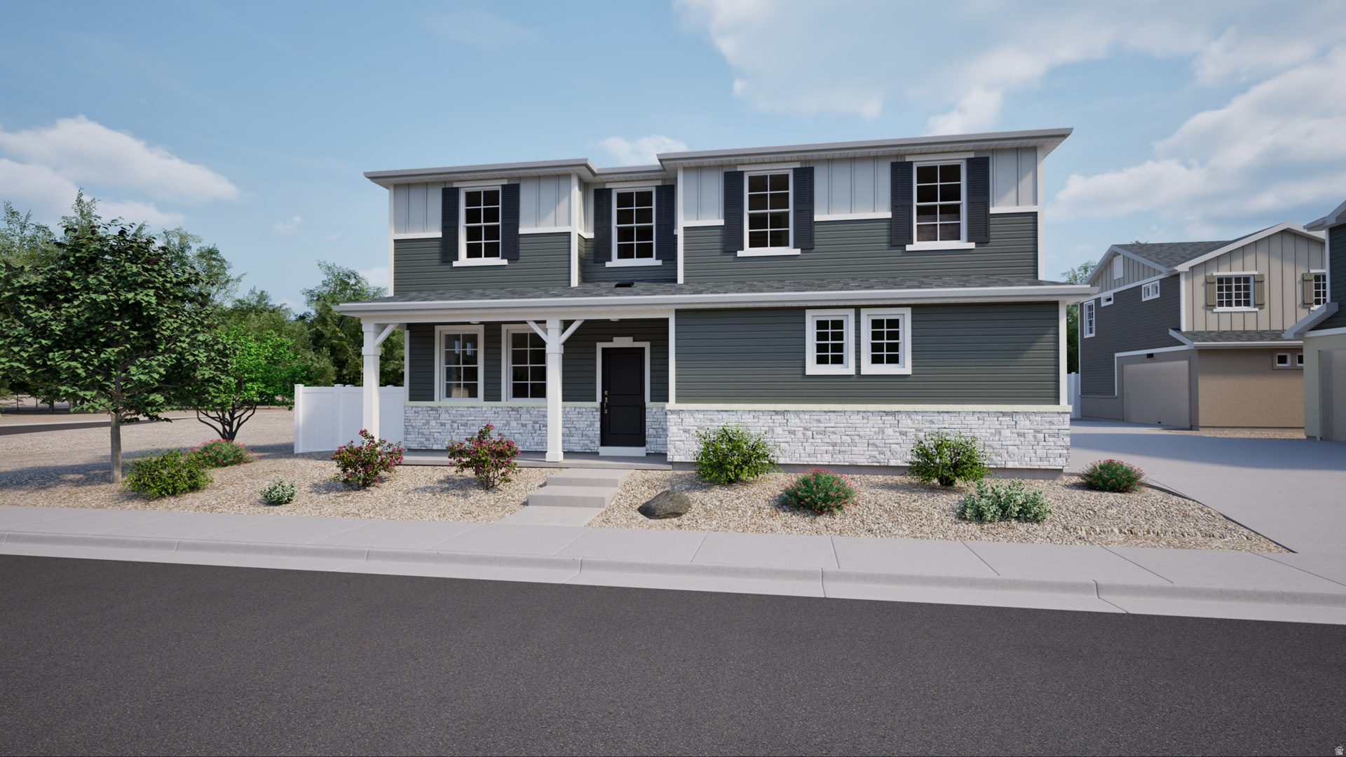 New Selma floorplan, "Porchlight" collection in our Master Planned Wander Community. It features open great room, kitchen with large eat around island and second floor with a bonus room, spacious bedrooms including large primary bedroom with spa shower and spacious walk-in closet. Many large windows wrap around staircase allow for lots of natural light. (Photos are of another home in another community. Selma Homesite 256)