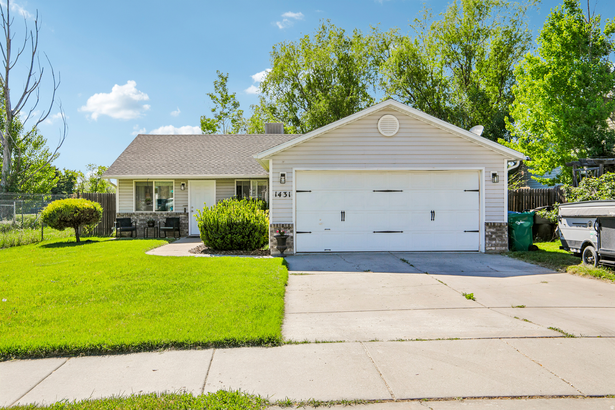 Experience the comfortable of single-level living in a quiet and highly sought-after North Ogden neighborhood. Built in 1999, this well-maintained property is move-in ready.  This 940-sq-ft-patio home presents an open-concept layout with seamless integration between the kitchen, dining area and living areas. Offering practicality for daily living and easy to maintain. This residence includes two bedrooms and one full bathroom, tailored for ease and comfort. Situated on a manageable lot, the property offers a two-car garage with opener and ample outdoor space. Residents can appreciate beautiful mountain views and benefit from swift access to hiking and biking trails located just minutes away.