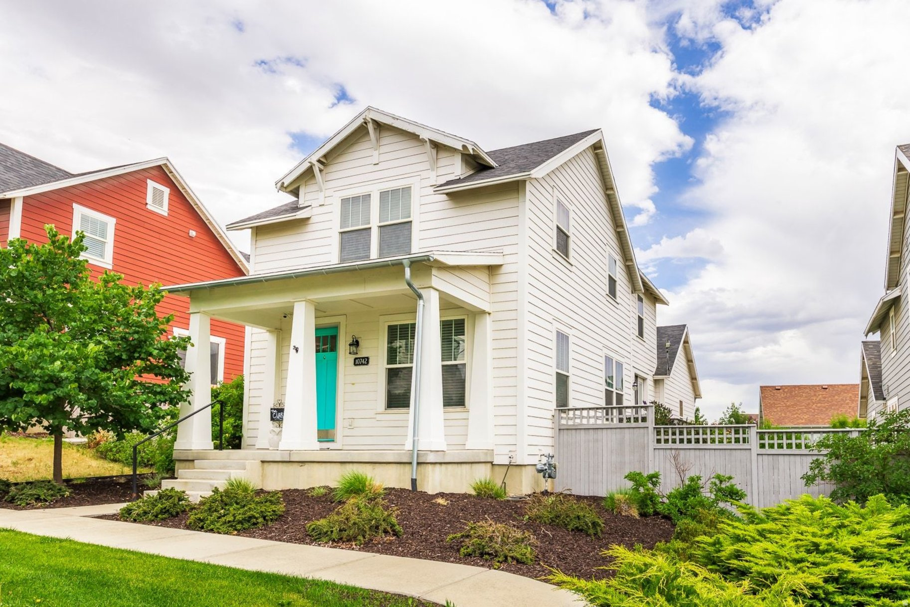Open House Saturday July 11th, 1pm-3pm. Located in the prestigious Lake Village area of Daybreak, this beautiful 2-story home is a short stroll to Oquirrh Lake along the picturesque walkway right outside the home. Heights Park is also just a short walk away. Loaded with upgrades, this one owner home is move in ready with an open floorplan on the main level and easy access to the park like yard just outside the kitchen area. Features include a large primary suite with ensuite bathroom with double vanity, soaking tub, Euro glass shower and walk in closet. The basement is finished and offers a family room, 2 bedrooms and a full bathroom as well a flex space that can be used for multiple purposes. This home is located in a highly desired area and is ready for it's next owner.