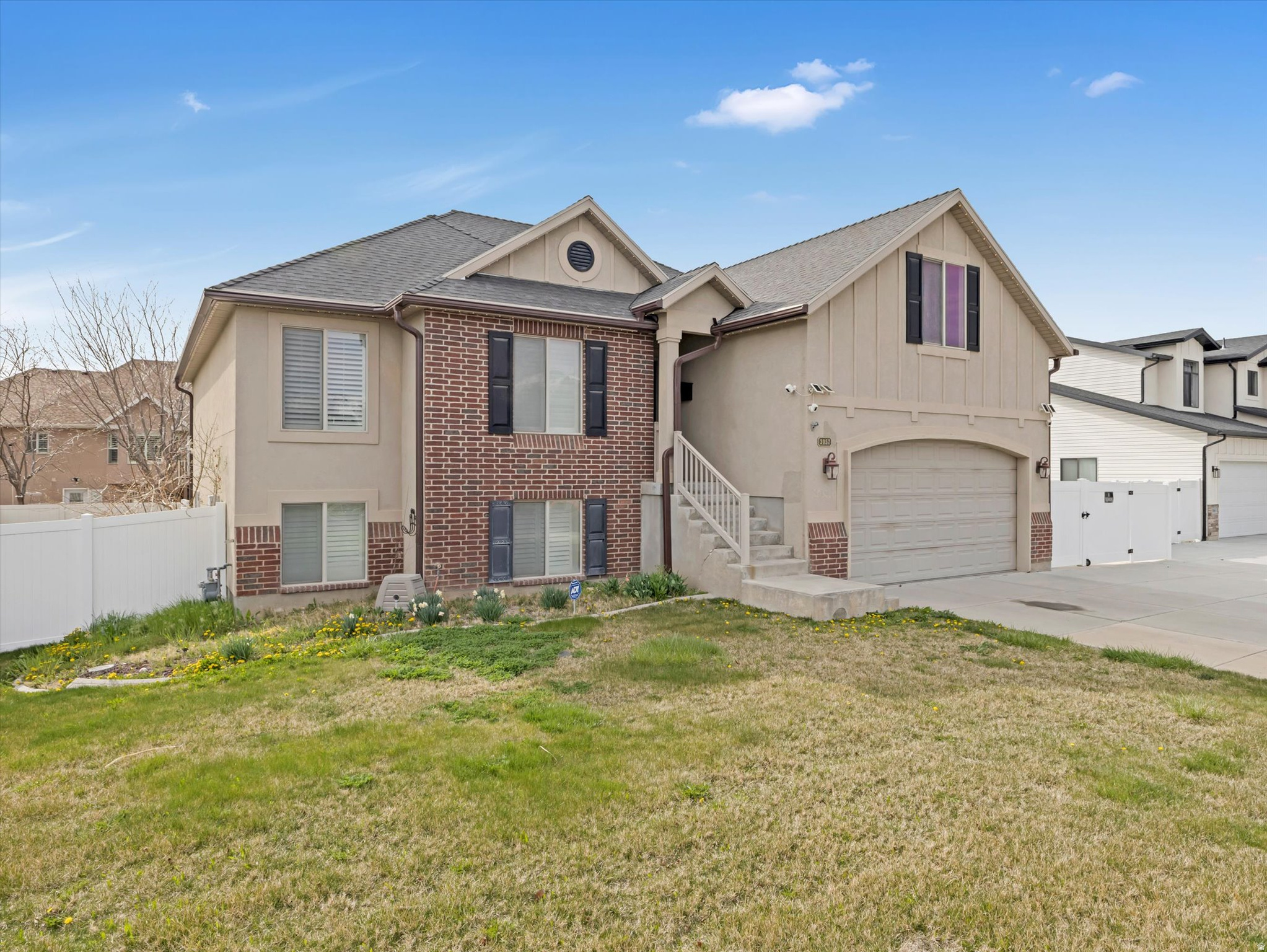 Wow, if you're looking for an amazing home in the Stillcreek neighborhood with all the upgrades, this is it! The new construction homes in the area may be tempting until you start adding up the cost of putting all the finishing touches on your home. As you drive up, the first thing you'll notice is all the extra concrete, so there is plenty of room to park all your vehicles and toys. In addition, behind the fence is an RV pad, for you to keep all your toys secured. The location is great, just 10 minutes from Willard Bay for all your boating and fishing needs, less than 20 minutes to countless hiking and biking trails, including the popular North Ogden Divide, and less than 45 minutes to Snowbasin and Powder mountain for all your winter sports. It's also only 45 minutes from Salt Lake International airport, and has easy access to I-15 for commuting, and is 15 minutes from the Frontrunner station in Ogden. Once the West Weber Corridor is completed by UDOT, it will make Salt Lake City and the airport even more accessible! As you move inside the home, you will love the warm colors and the open concept with vaulted ceilings and plenty of light from the large windows, can lights, and lighting fixtures. The lights are controlled by Alexa, so feel free to pretend you're home as you walk in, and say, "Alexa, turn on all the lights!" At the front door, just to the left are two spacious bedrooms, one with an extra large closet, and a guest bathroom. Just to the right of the front door, gorgeous bamboo stairs with a carpet inset take you up to an amazing theater room, with marble wet bar, columns, thick high-end theater carpet, and beautiful theater curtains. Moving back down the stairs, you'll come to the main living area, with an open concept and plenty of room. The kitchen is large, with a wrap around breakfast bar, lovely cherry cabinets, granite countertops, with an 18" tile floor that pulls all the colors together. Now you've started to notice all of the extra touches this home boasts, including the elegant bamboo floors, the vaulted ceilings with stylish crown molding, the plantation shutters throughout...even on the slider to the deck! There are also ceiling fans in pretty much every room. As you move into the master suite, you are sure to appreciate the large bedroom, the huge master closet, and the sizable bathroom with a granite shower w/ European glass, a jacuzzi tub, and a stylish glass basin sink. In the basement, they have finished off two bedrooms, and the rest is ready for you to finish off as you choose, with more bedrooms and bathrooms (already plumbed for one), a large family room with a kitchen, or a mother-in-law suite. Even behind the scenes, they have spared no expense, as they have added a whole house purified water system, with a Culligan soft water system and reverse osmosis under the kitchen sink, lights under the cabinets operated by Alexa as well, a high end leaf guard gutter system, an automatic Generac generator system to handle any power outages, a soft water system, as well as a large enclosed sunroom off the sliding glass door in the basement. Since the sunroom has lighting, a ceiling fan, and it is heated, that's extra living space! The furnace, AC, and 100 gallon water heater are all new as well. The yard is huge, with plenty of room to kick a ball, play fetch with the dog, or garden to your heart's content. It's fully fenced with a nice vinyl fence, with a double wide gate for the RV pad with removable post, and a large vinyl fence dog run as well. Auto sprinklers front and back are on a timer. They added an electrical switch box for adding a pool later if desired, and they had a professional holiday lighting system installed by Bosso. There is also a surround sound system in the living room and theatre room, and a pre-wired smart home system with nine security cameras in and around the house with an ADT alarm system that all transfer to the new owners. The warranties on the gutters, leaf guards, shut