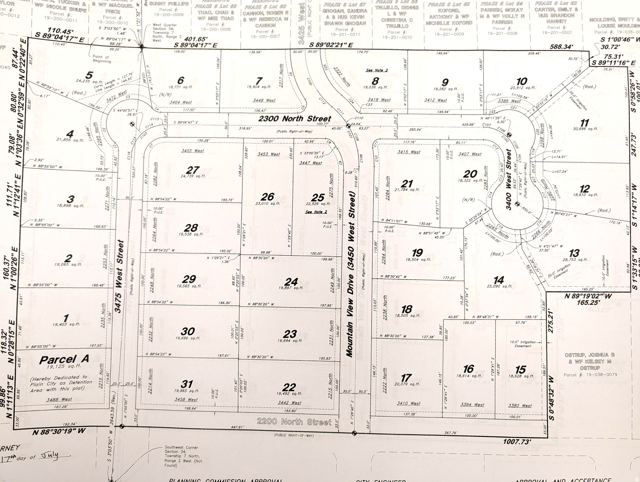 MARSH MOUNTAIN VIEW SUBDIVISION - Land