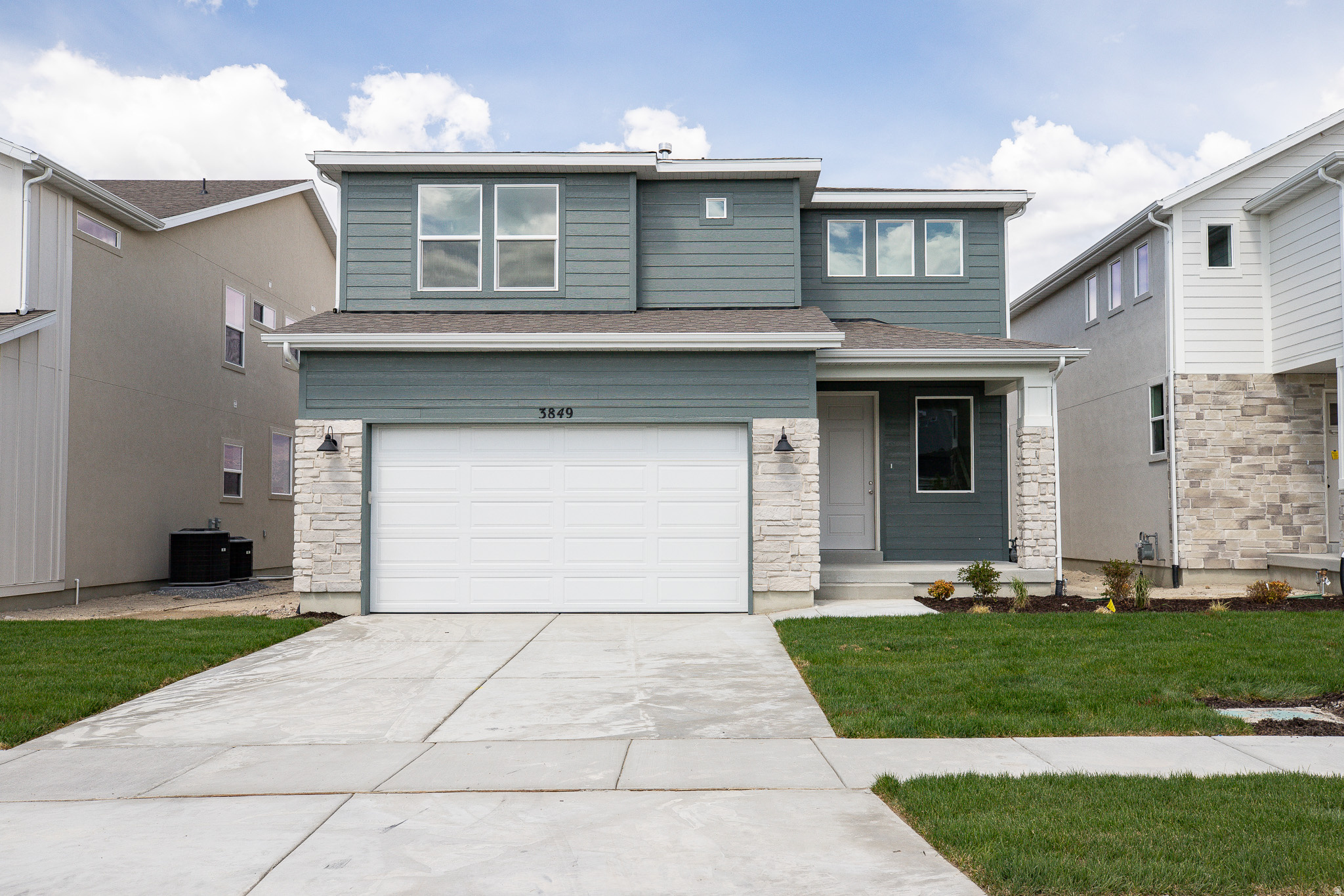 INTEREST RATES STARTING AS LOW AS 4.99% with our preferred lender or AMAZING $15,000 INCENTIVE TOWARDS CLOSING COSTS, RATE BUYDOWN, OR PRICE REDUCTION REGARDLESS OF LENDER! (Talk to agent for conditions). Must-see Harmony Community in Eagle Mountain! Move-in ready! This beautiful home built by Flagship Homes features 4 bedrooms, 2.5 bathrooms, quartz slab countertops, painted cabinets, laminate flooring on the main level, a large loft on the 2nd floor, landscaped front yard, 2 car garage, and backyard (can be landscaped for an additional charge). The primary bedroom has a vaulted ceiling, large walk-in closet, and dual sinks with a separate tub/shower. With an unfinished basement, this home provides space for storage and room to grow. (If preferred, basement can be finished for an additional charge.) 1GB fiber optic internet included in the HOA dues. Call for more information or stop by our model home at 616 E. Nathan Street, Eagle Mountain for a tour. Model home hours: Monday-Saturday 11 AM - 6 PM. Buyers to verify all information. Square footage is from house plans.