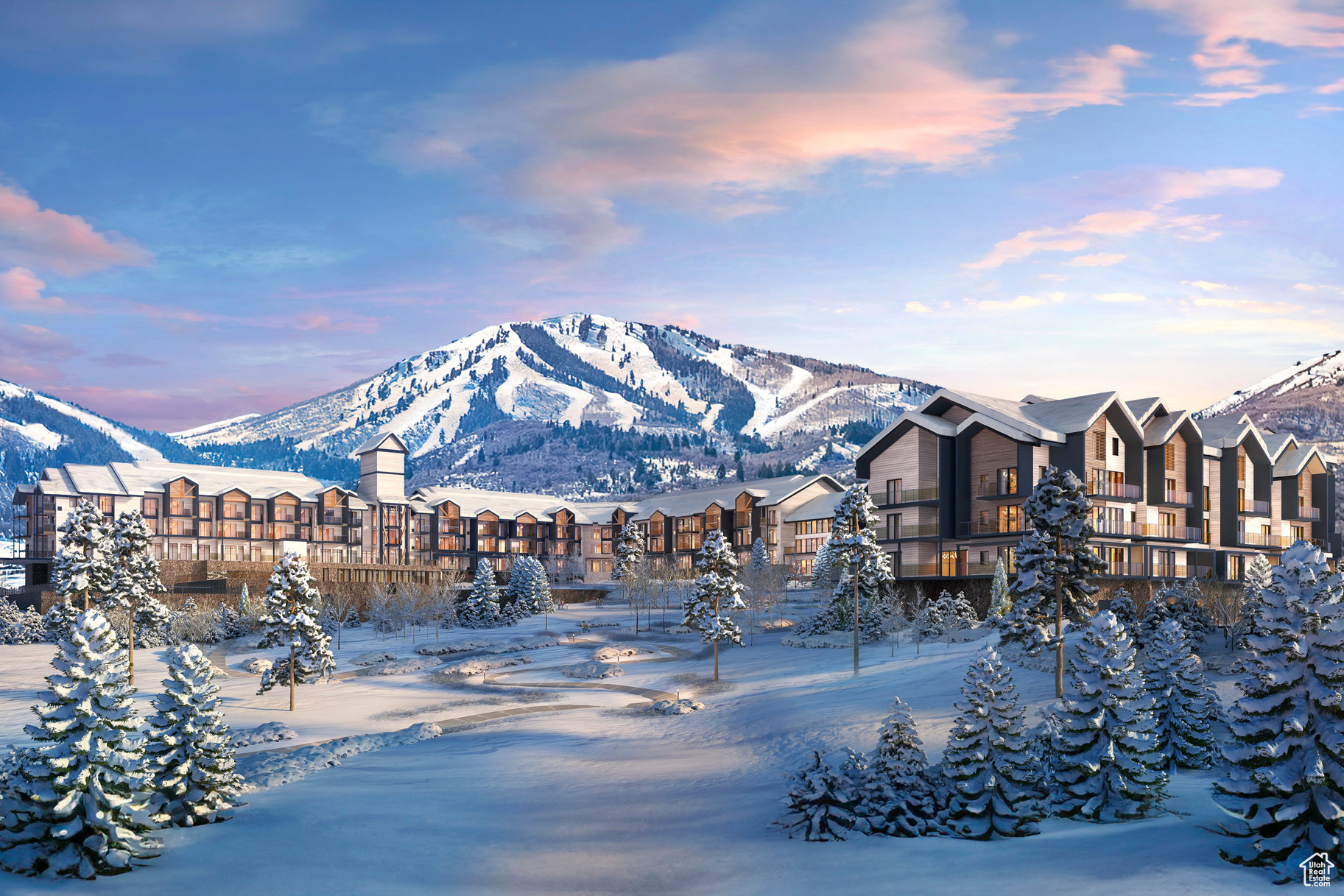Discover Park City's newest luxury condominium development - The Mason, affectionately known as The Lodge at Stillwater which will undergo a total renovation and rebrand. The Mason sits on the Jordanelle Reservoir one stop away from world-class skiing at Deer Valley and the New Deer Valley East Village. The Mason is close to all the great activities and places Park City has to offer. From golf courses to campgrounds and hiking trails, there's never a dull moment when you're here. Rich amenities pave the way for new traditions and a legacy that will last a lifetime for owners and guests including a large outdoor swimming pool, multiple year-round hot tubs, well-equipped weight room/gym, game room, ski lockers and boot warmers available, owners lounge, community fire pits and grills, underground bike storage and heated parking, and year-round onsite outfitter, and more to come. At The Mason, you'll have the opportunity to choose from a selection of timeless and contemporary fully furnished all-new one-to-three-bedroom residences. With year-round activities, incredible finishes, and an unbeatable location, these new construction condominiums raise the bar for mountain living. Adventure Begins The Moment You Arrive!