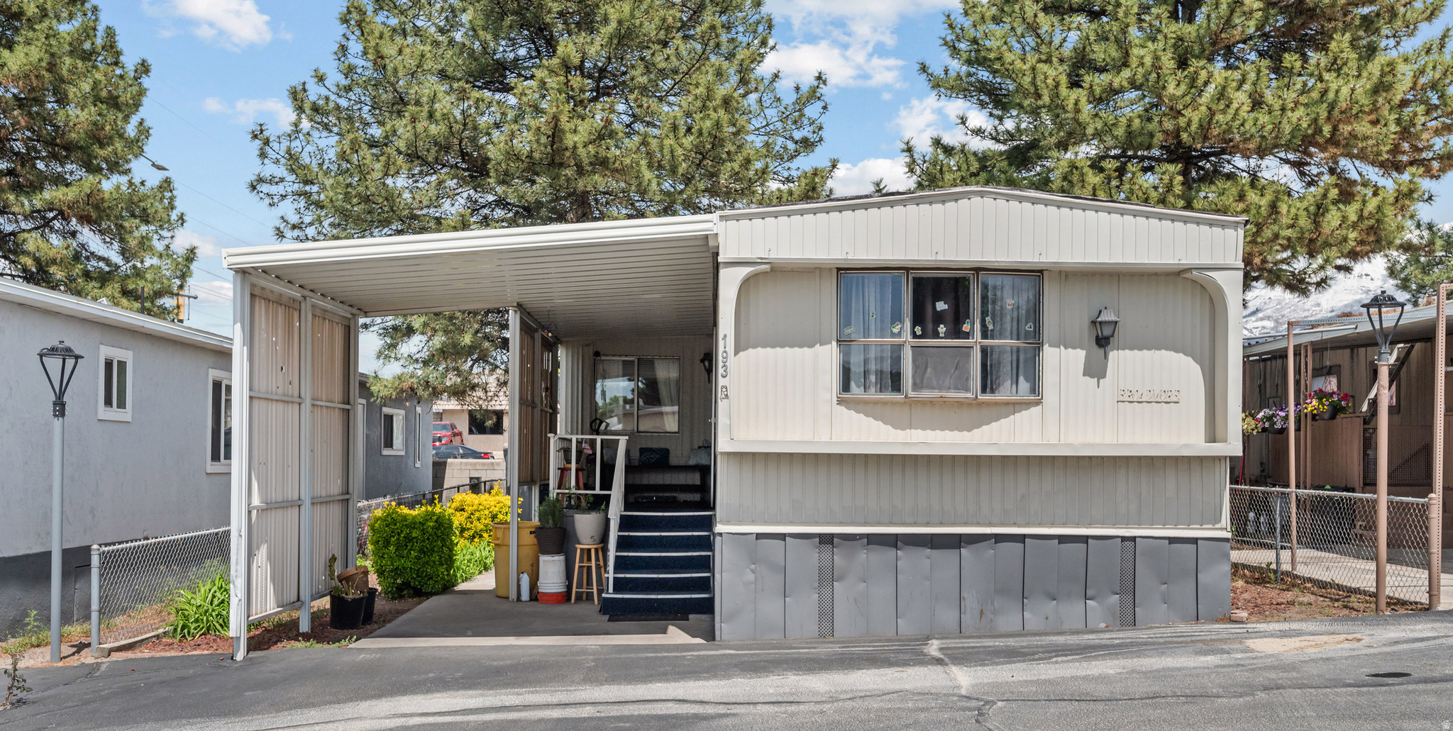 AFFORDABLE, CLEAN, AND CONVENIENTLY LOCATED! This well-maintained 2-bedroom, 1-bath mobile home in Orem offers comfortable living in a peaceful community with easy access to everything you need. Whether you're a first-time buyer, downsizing, or looking for an affordable opportunity in a great area, this home is a must-see. LOCATION: Conveniently located near freeway access, shopping at Smith's and WinCo, local schools, and the library, you'll love how central this home is while still enjoying a calm and quiet neighborhood. The community also features a clubhouse and park area for residents to enjoy. FUNCTIONALITY: The layout offers a spacious feel with additional living room space that makes the home feel open and inviting. Tile flooring throughout the home makes cleaning easy and provides durability for everyday living. This home has been well cared for and is move-in ready. BEAUTY: From the clean interior to the quiet surroundings, this home offers a warm and welcoming atmosphere. Enjoy low-maintenance living with a practical layout and a community designed for comfort and convenience. Don't miss this great opportunity to own an affordable home in the heart of Orem. Schedule your showing today!  Buyer to verify all information.