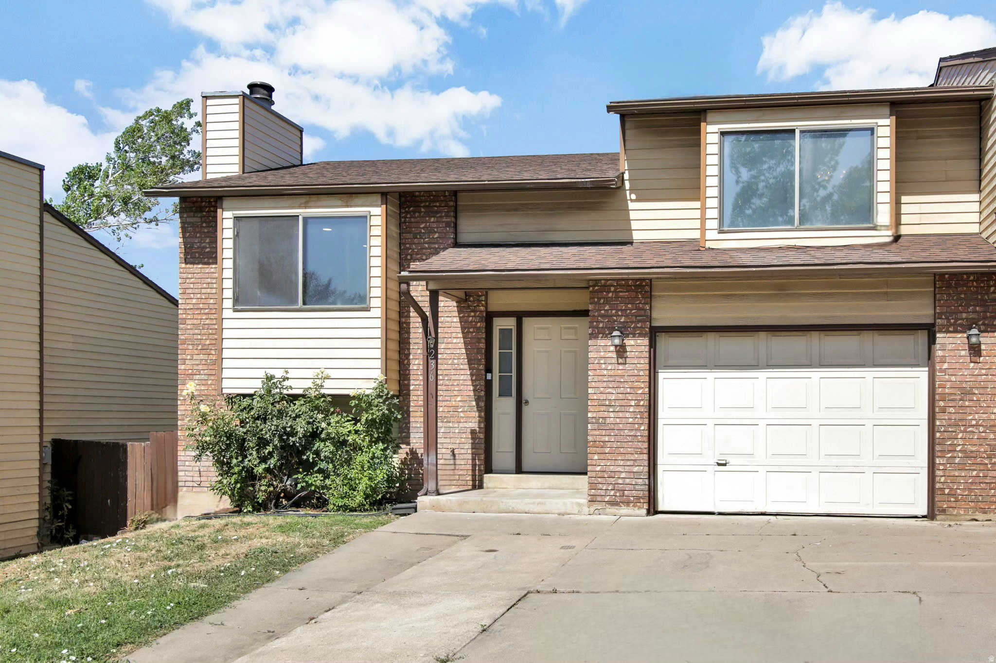 Charm meets incredible value in this Clearfield twin style home! Enjoy total privacy with a fully fenced backyard, no rear neighbors, and zero HOA constraints. The interior shines with a fresh coat of paint and brand new carpeting. Downstairs, the versatile basement features plumbing ready to accommodate a kitchenette, hair salon, pet wash station, or custom hobby area. Offered at $40K below a recent community comp, this is a rare opportunity to customize your space and secure some serious equity.   Buyer to verify all information in this advertisement.  Square footage based on tax records, prior sales, and identical home plans in the project.