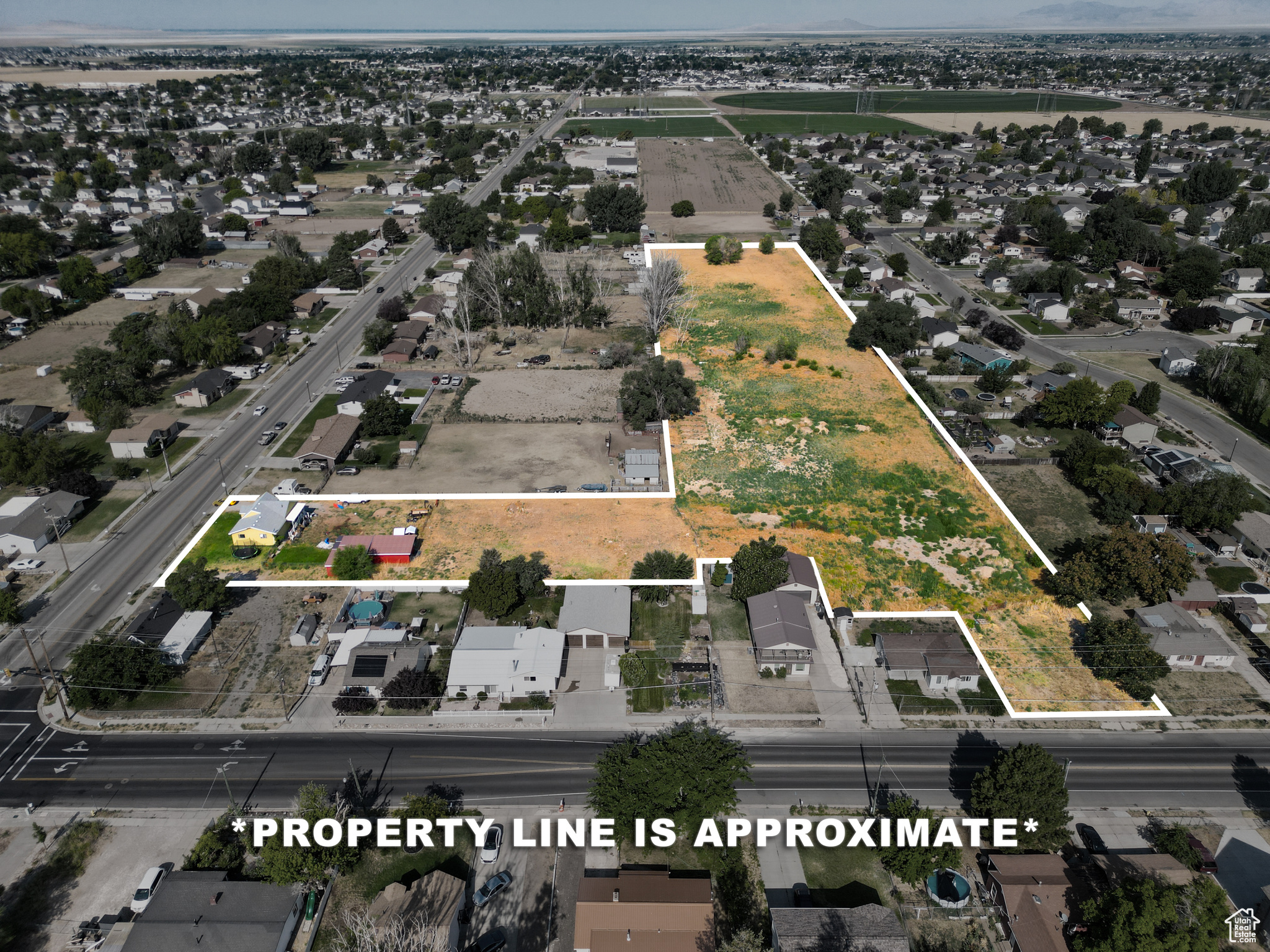 Attention Investors and Developers! Rare opportunity to own 5.32 acres of prime land in a desirable location! This expansive property includes a charming 3-bedroom, 1-bathroom home-perfect as a rental, guest house, or temporary residence while you build your dream estate. Zoned for horse property, this land offers endless possibilities: expand the current home, develop multiple units (buyer to verify), or create your own private ranch retreat. There is access on both roads of the property.  Plenty of open space, mature trees, and mountain views make this a truly special piece of land. Whether you're looking to invest, build, or simply enjoy peaceful country living, this is one you won't want to miss!  Square footage from county records and provided as courtesy estimate only.