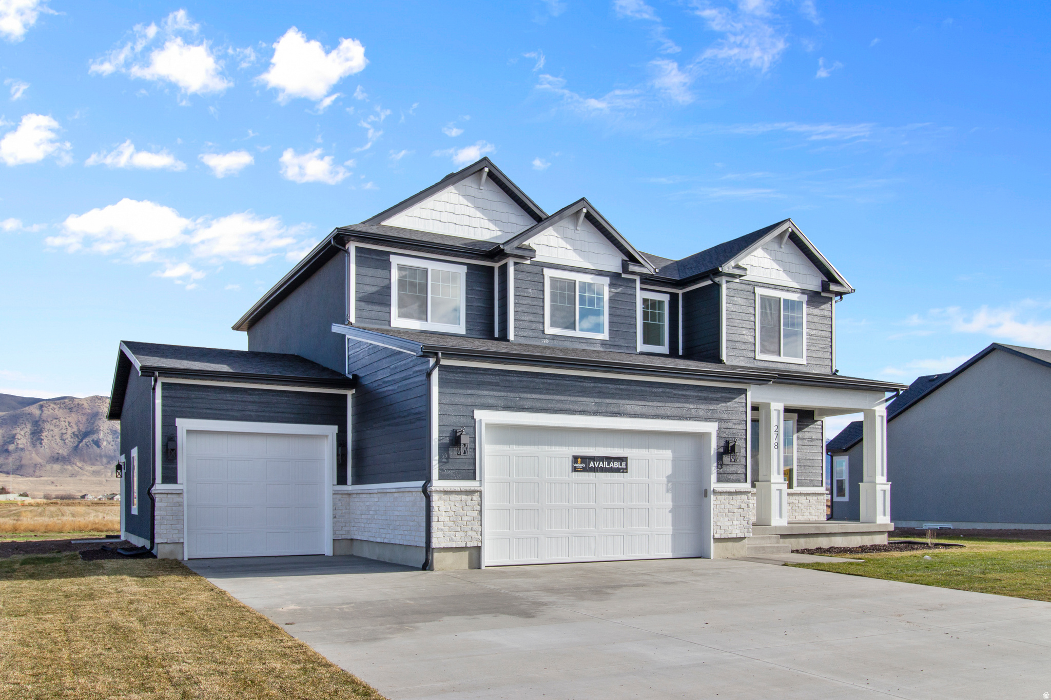 **No HOA** *Front Yard Landscaping Included!** Brand New 4-Bedroom Home in our River's Edge community! Welcome to this beautifully designed new construction home offering the perfect blend of function, space, and modern living. Featuring 4 bedrooms and 2.5 bathrooms, this home includes a front flex room/office-ideal for working from home or creating a formal sitting room.  Upstairs, you'll find a generous loft for additional living or play space, along with convenient upstairs laundry and bedrooms. The unfinished basement provides endless potential for future bedrooms, a home gym, or extra storage. Situated on a .24-acre lot, there's plenty of room to enjoy outdoor living. Front yard sprinklers and landscaping included in price! A fantastic opportunity to own a brand-new home with space to grow-don't miss it!