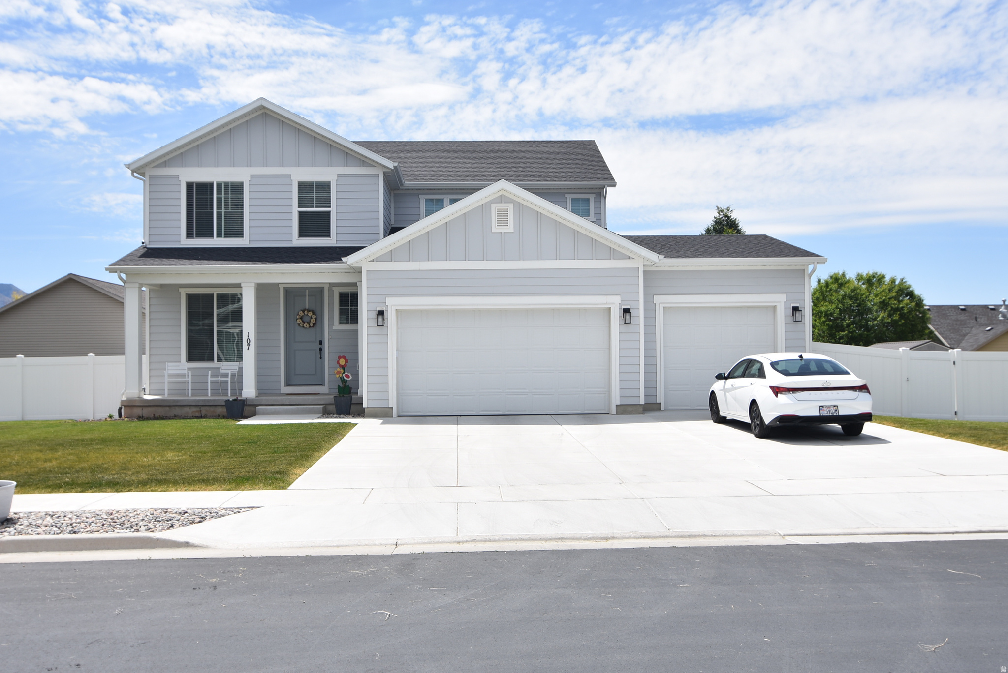OPEN HOUSE SATURDAY JUNE 6, 2026  10AM to NOON!  Come on over.  Located in a highly desirable neighborhood, this beautiful (shows like new)  2-story home with 3 bedrooms, 2.5 bathrooms and open design concept is just waiting for you.  Front living room, large great room off the kitchen and dining area plus a 2nd great room upstairs, large dining area, spacious and functional kitchen with center island/bar and tons of granite countertop space and cabinetry plus a huge pantry for all your goodies.  Laminate flooring throughout the main floor. Sliding glass door on the back for easy access to the fully landscaped and fenced back yard complete with patio, auto sprinklers and large gated access to the front yard.  Upstairs you will find a gorgeous and spacious Owner's suite with a double basin granite topped vanity, large walk-in shower and huge walk-in closet, and private toilet room.  There is the 2nd great room plus 2 more bedrooms large laundry room, linen closet and a second bathroom with granite countertops and a door separating the vanity and tub/shower/toilet area so people can use the vanity/sink even if others are in the shower.  Majestic Elementary school is just down the street.    Square footage figures are provided as a courtesy estimate only and were obtained from County Records.  Buyer is advised to obtain an independent measurement.