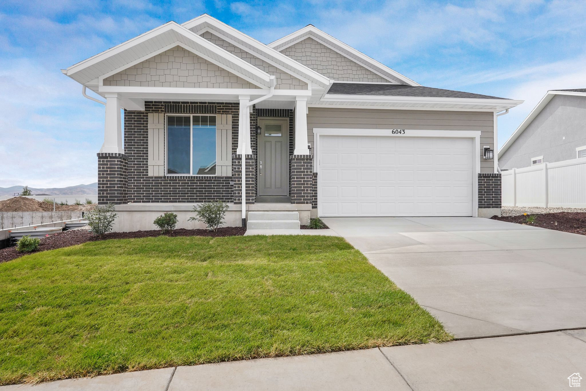 55+ Neighborhood. Our Waterford Plan with 2 beds & office on Main Floor. Chef's Kitchen w/Quartz Countertops, Gas Cooktop w/Vented Hood. Large Island. Fireplace in Open Great Room. Primary Bathroom w/Zero Threshold Shower & Bench, Double Sinks.  Basement w/Huge 2nd Great Room, 2 bedrooms & Full Bath. Room for an 11' Wide RV Pad! Large Backyard FULLY Landscaped & MAINTAINED. Come & See.