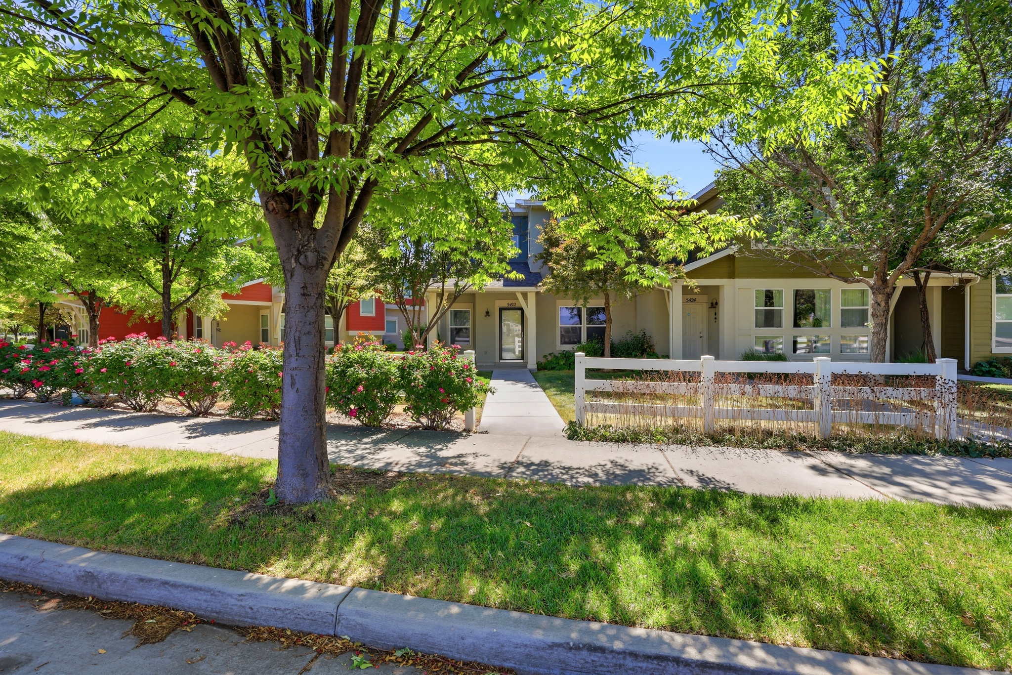 Fantastic location within walking distance to shopping centers, restaurants, a movie theater, parks, golf courses, lakes, and easy freeway access. This immaculate home features premium upgrades and finishes throughout including brand new appliances, with an open floor plan offering 3 bedrooms and 3 bathrooms. Brand new blinds will be installed next week. Enjoy vaulted ceilings, abundant natural light from oversized windows, central vacuum throughout (including kick plate and garage vacs), a water softener, and beautifully upgraded kitchen and bathrooms. Over $50,000 in upgrades include natural stone, granite, cherry wood cabinetry, and premium tile finishes. Additional updates include a Wi-Fi-enabled garage door, Wi-Fi thermostat, water heater, garbage disposal, and dishwasher. Carefree living at its finest, complete with peaceful pond views nearby.   Square footage figures are provided as a courtesy estimate only.  Buyer is advised to obtain an independent measurement.