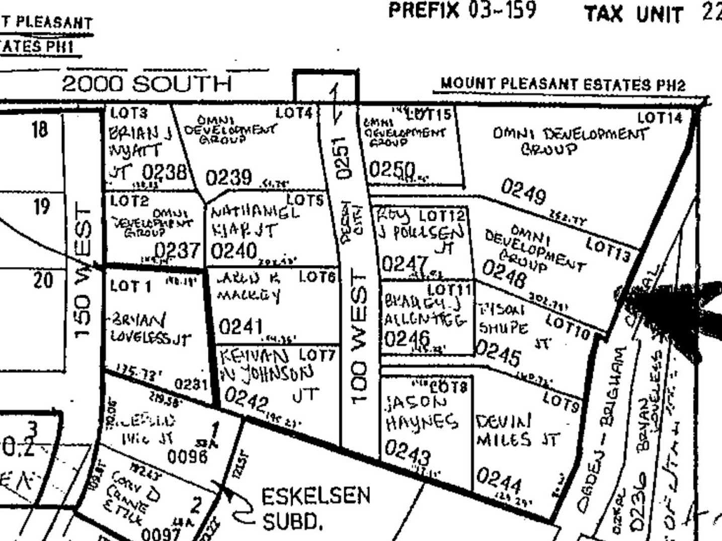 MOUNT PLEASANT ESTATES - Land