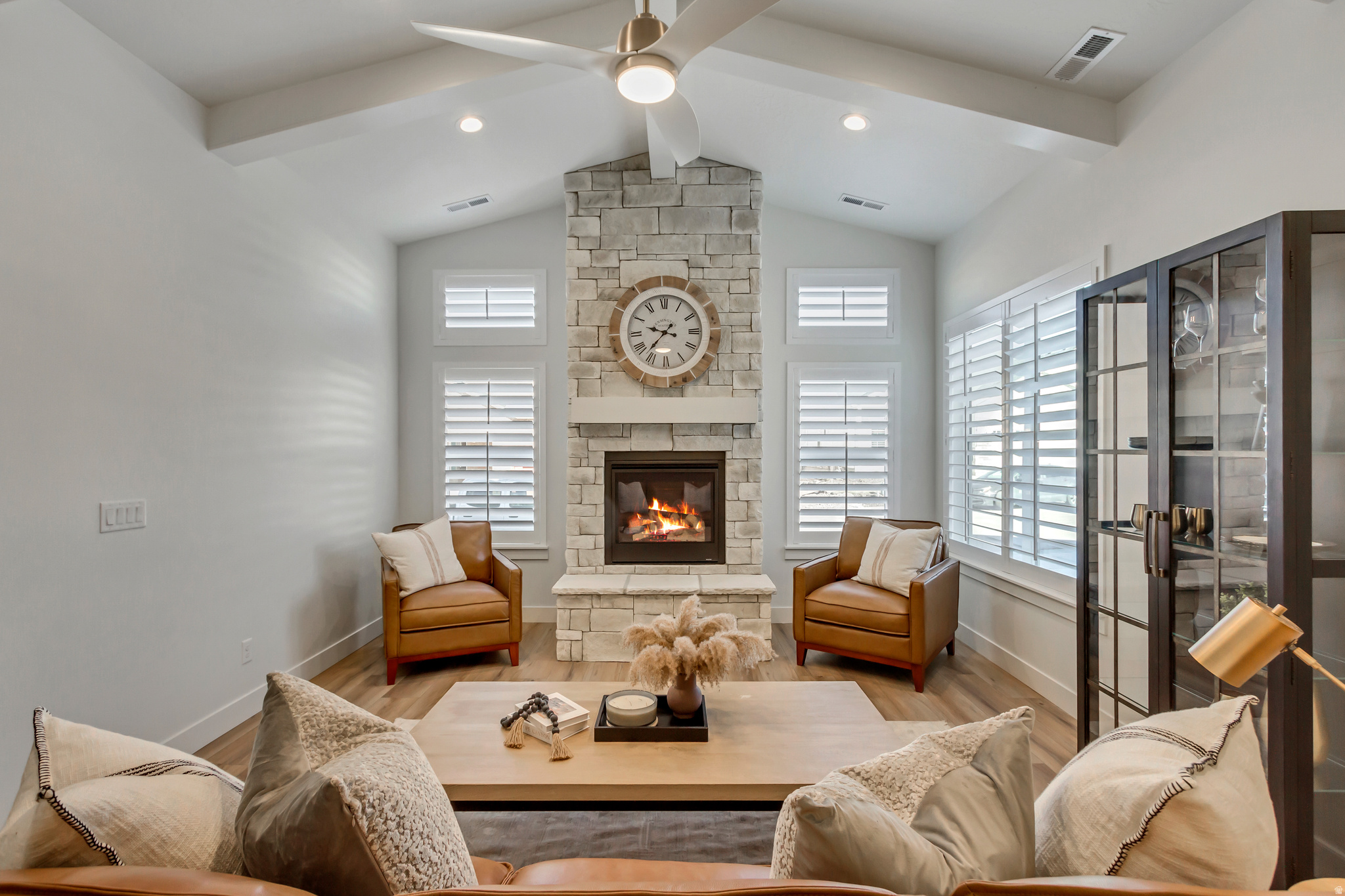 KIMBALL VILLAS, is a beautiful 55+ community, nestled in the serene and majestic Heber Valley of the Wasatch Back. The builder, Peterson Homes, is widely known for creating a comfortable yet functional product that meets the needs of today's active adult. The floor plans, design, and location are all formulated with the older adult in mind. This listing is for the stunning "Sawyer" floor plan which boasts of an open concept kitchen/family layout with no-step shower with euro glass, a pocket den, bonus room as well as an oversized 2-car garage. Standard features for this home will include: maple cabinetry, granite or quartz countertops, ss appliances, 2-tone paint, LVP flooring, 5" base, and tons more! HOA is only $260 per month and covers all landscape maintenance, snow removal on driveways, sidewalks and roads, exterior water, insurance as well the resort-like amenities; clubhouse with a gym, kitchen, gathering space, outdoor pool, hot tub and pickleball court. In addition to these amenities, Heber Valley is an adventurers paradise. Conveniently located to world class skiing, fishing, four renowned golf courses, shopping, dining and endless recreation...this home is located in close proximity to it all. Please note: Pics shown are of the model home for reference only and do not represent actual home or standard features. Please call agent for appointment and further details. Model home hours Monday 12-6, Tuesday 12-6, Wednesday 12-6, Saturday 12-6 or by appointment & closed Sunday.